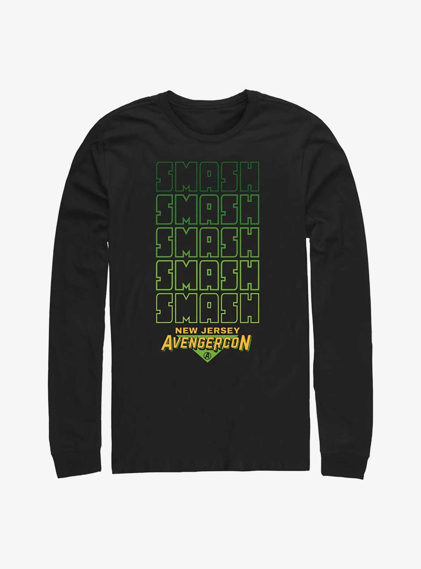 Marvel Ms. Marvel Smash Avengercon Long-Sleeve T-Shirt, BLACK, hi-res