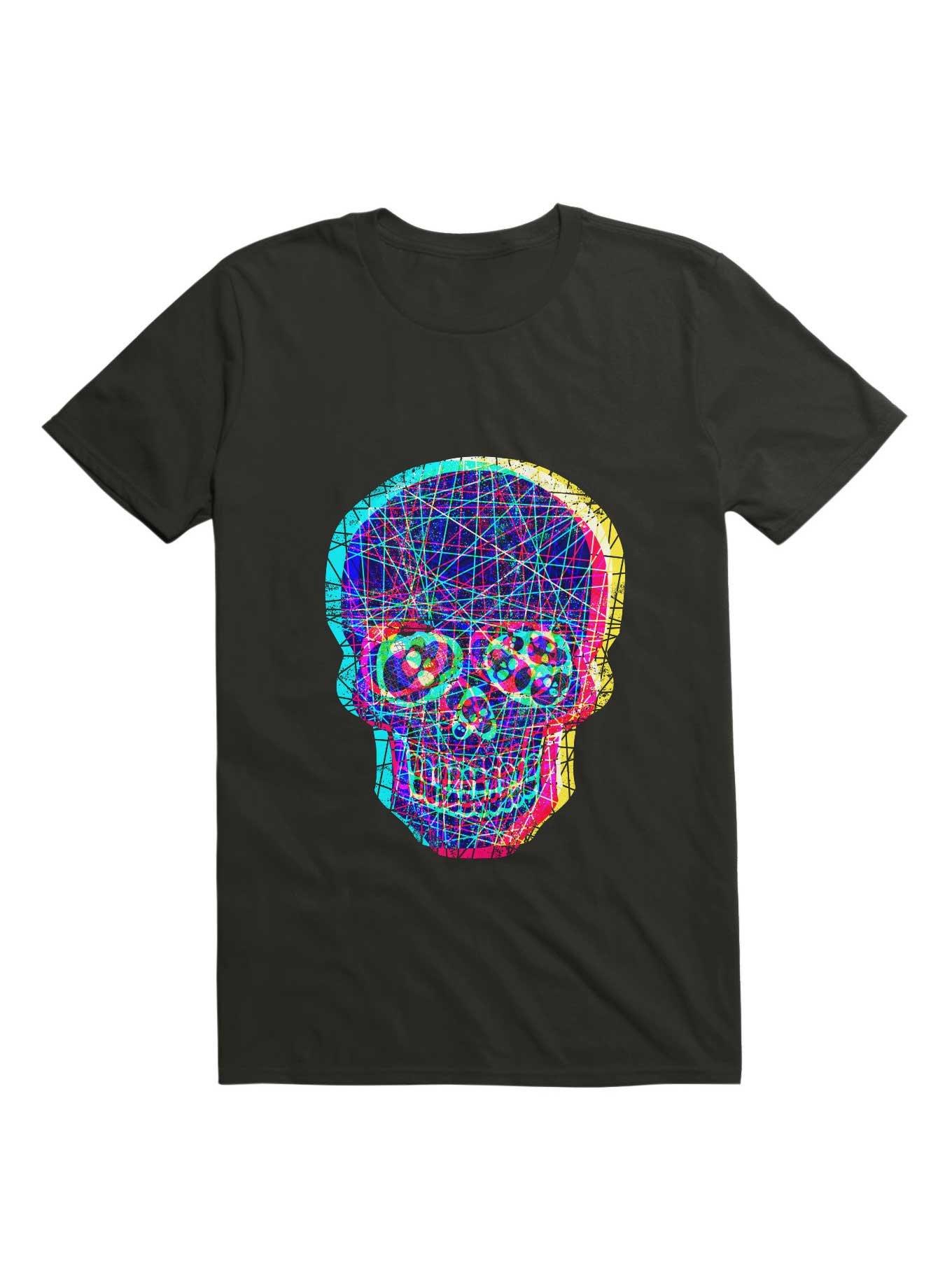 Acid Skull With A Disturbed Psyche T-Shirt