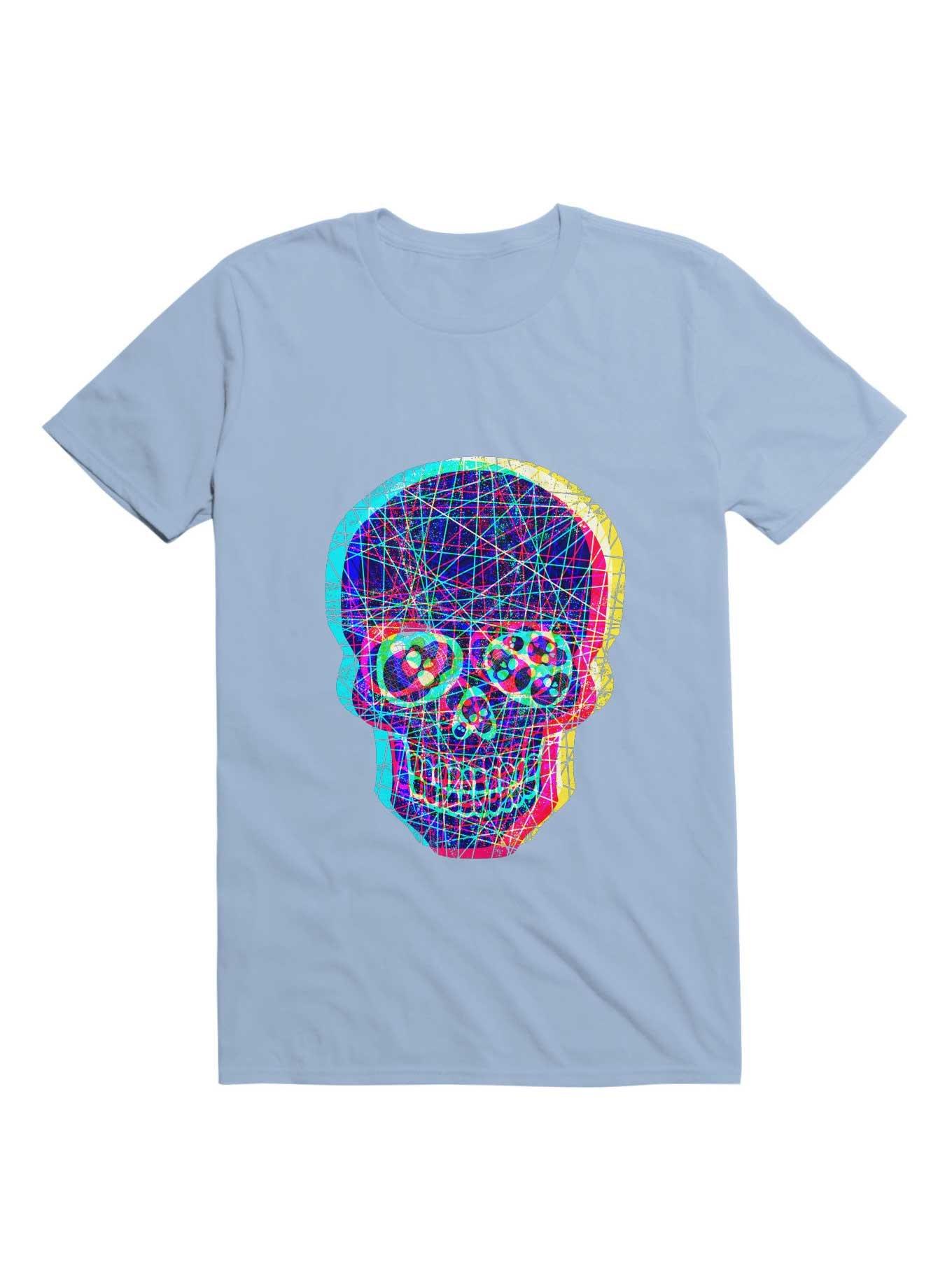Acid Skull With A Disturbed Psyche T-Shirt, , hi-res