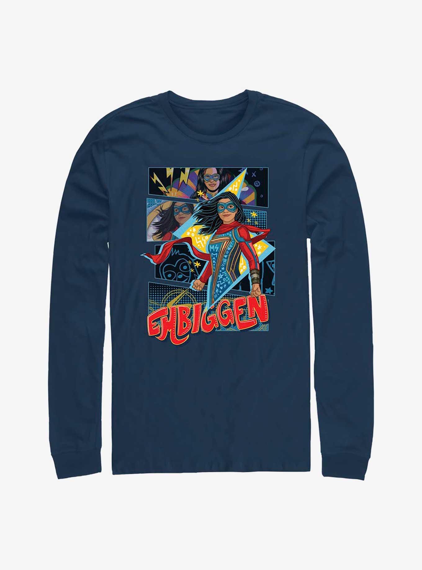 Marvel Ms. Marvel Embiggen Long-Sleeve T-Shirt, , hi-res