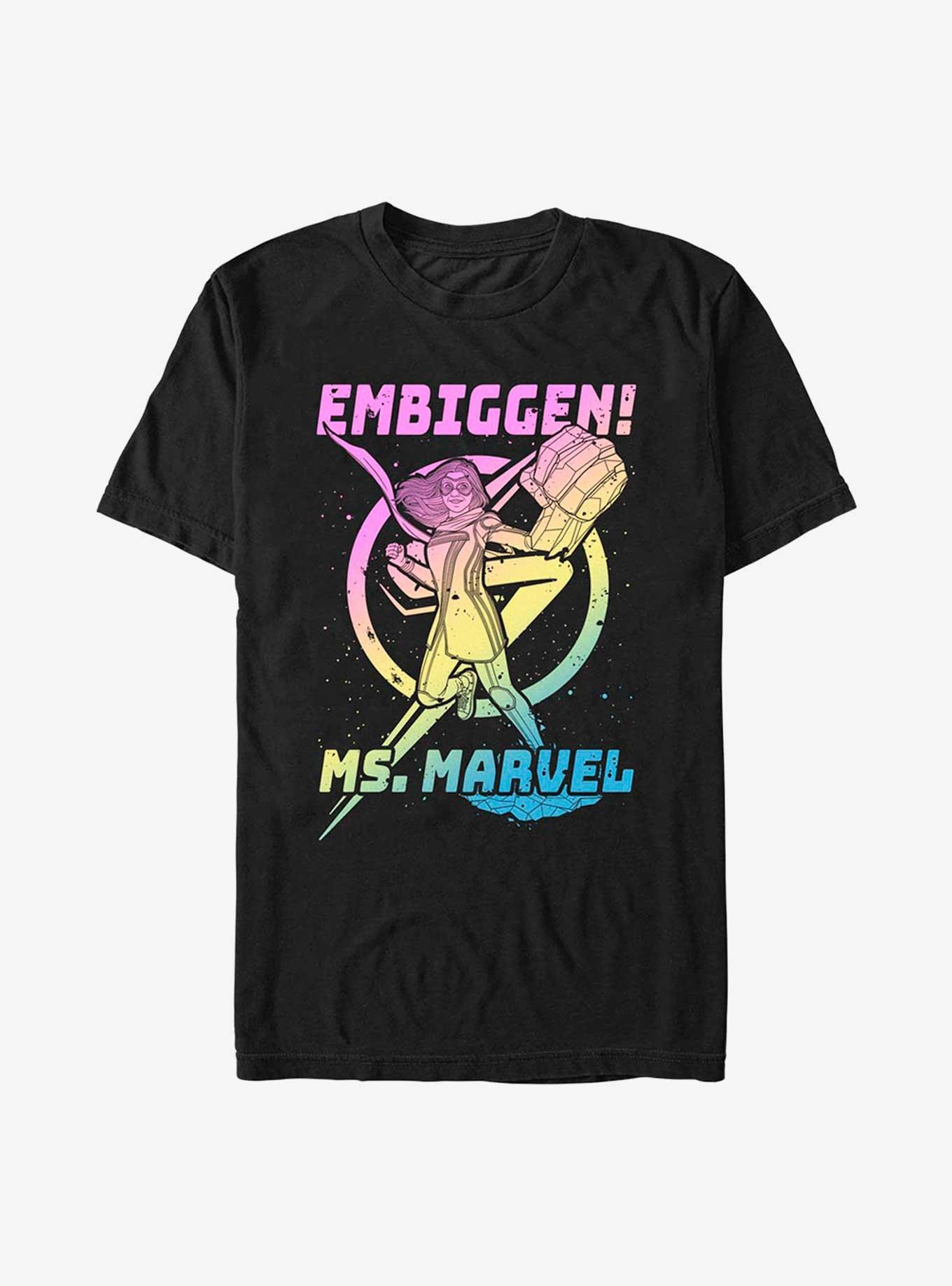 Marvel Ms. Marvel Gradient Marvel T-Shirt, BLACK, hi-res