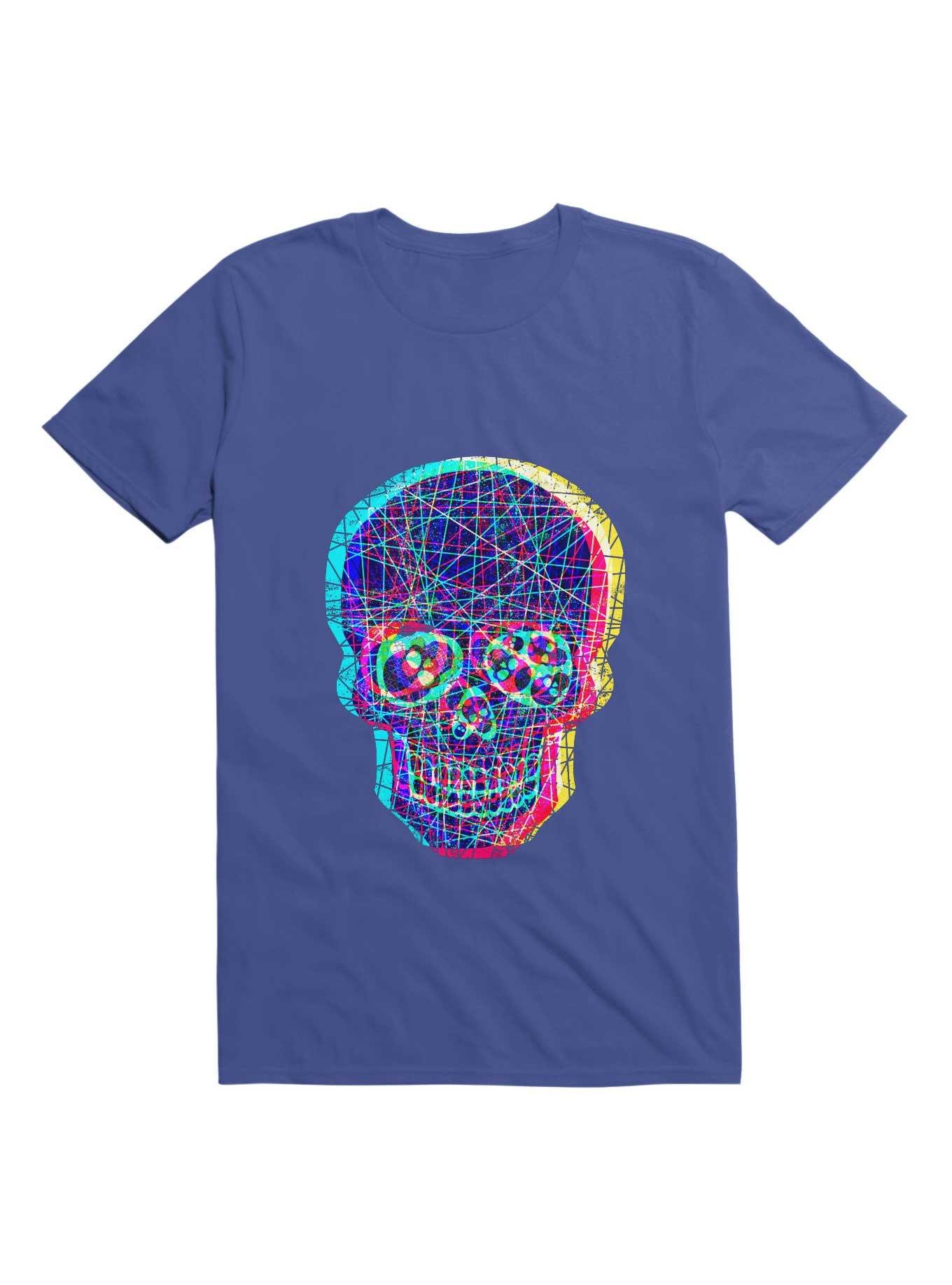 Acid Skull With A Disturbed Psyche T-Shirt, , hi-res