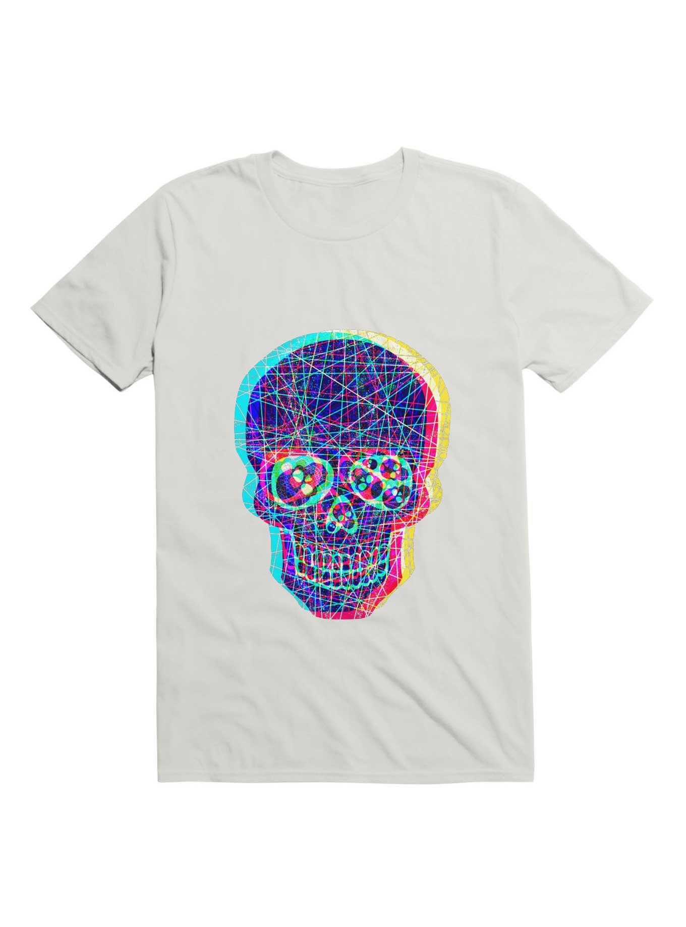 Acid Skull With A Disturbed Psyche T-Shirt, , hi-res