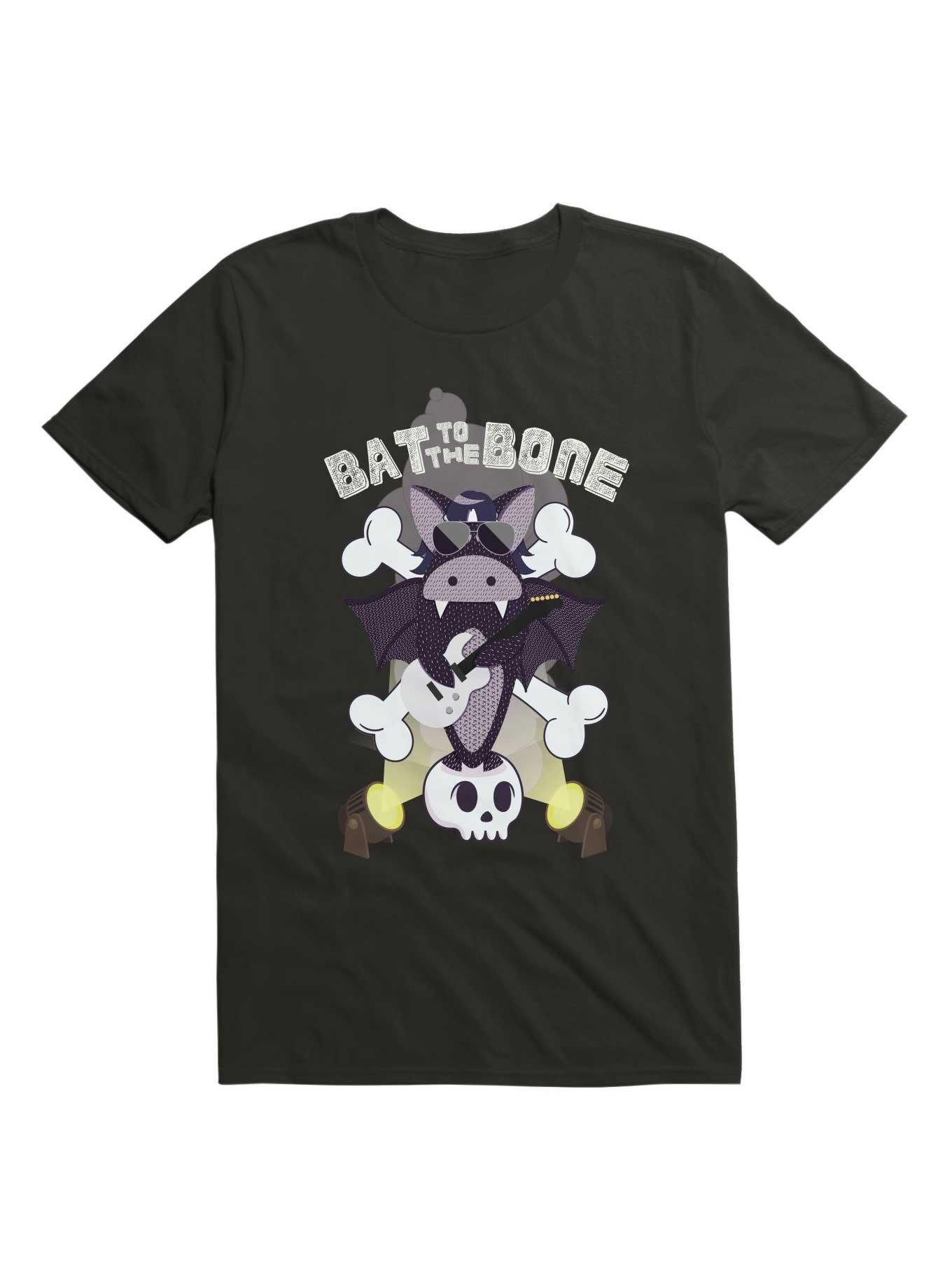 Bat To The Bone T-Shirt, BLACK, hi-res