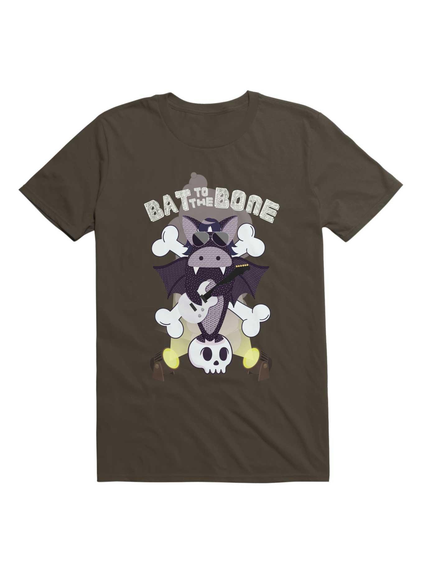 Bat To The Bone T-Shirt, BROWN, hi-res