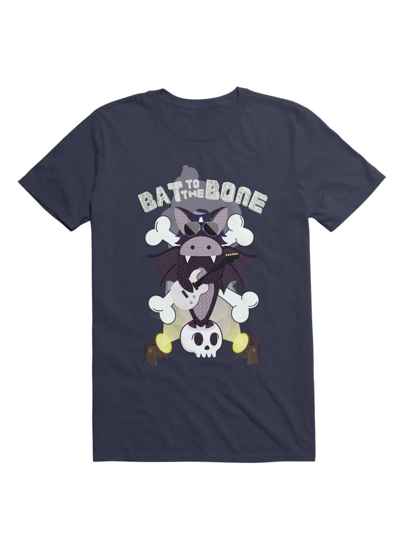 Bat To The Bone T-Shirt, NAVY, hi-res