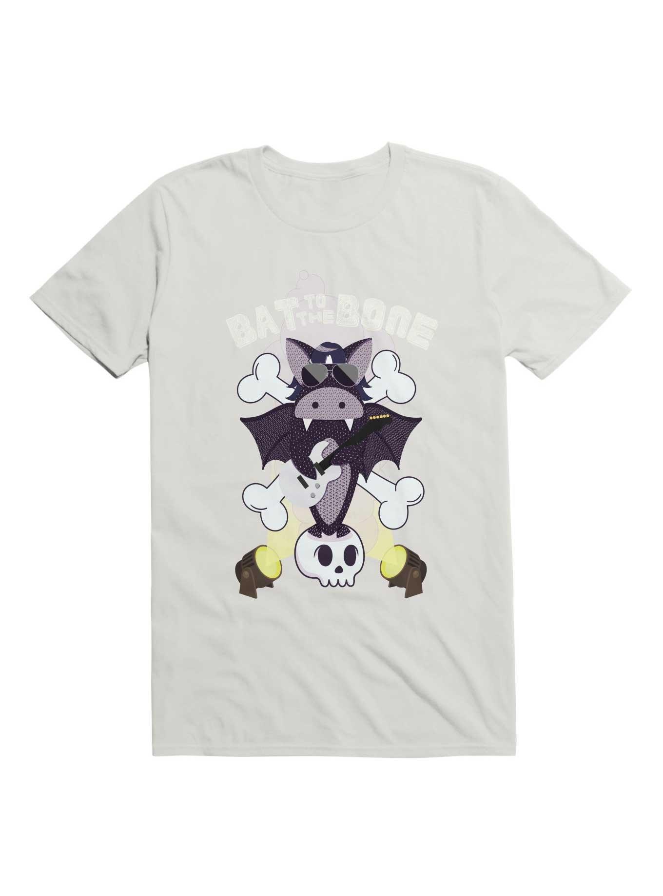 Bat To The Bone T-Shirt, WHITE, hi-res