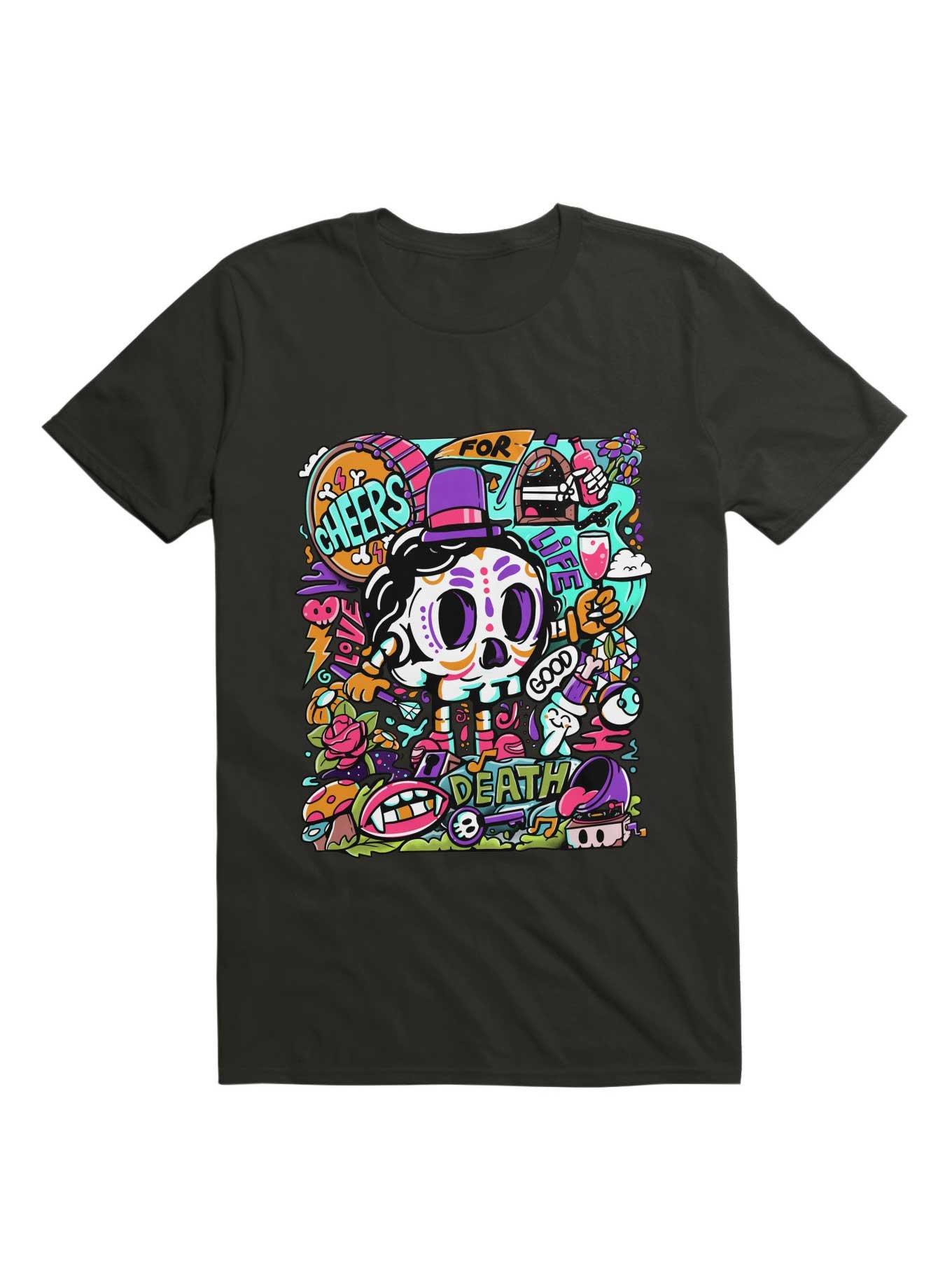 Cheers!! T-Shirt, BLACK, hi-res