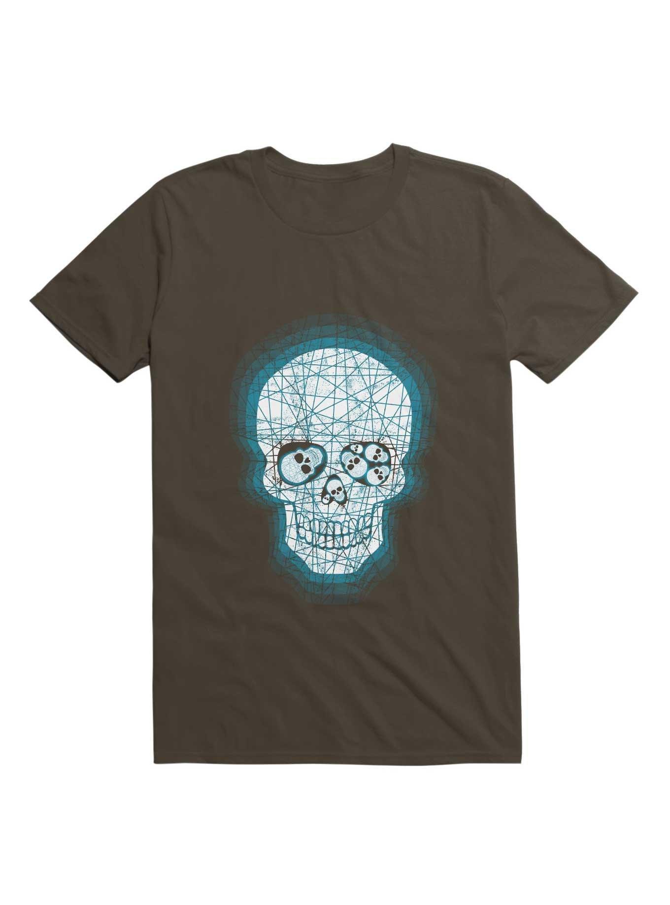 Confused Skull With Strange Memories T-Shirt, , hi-res