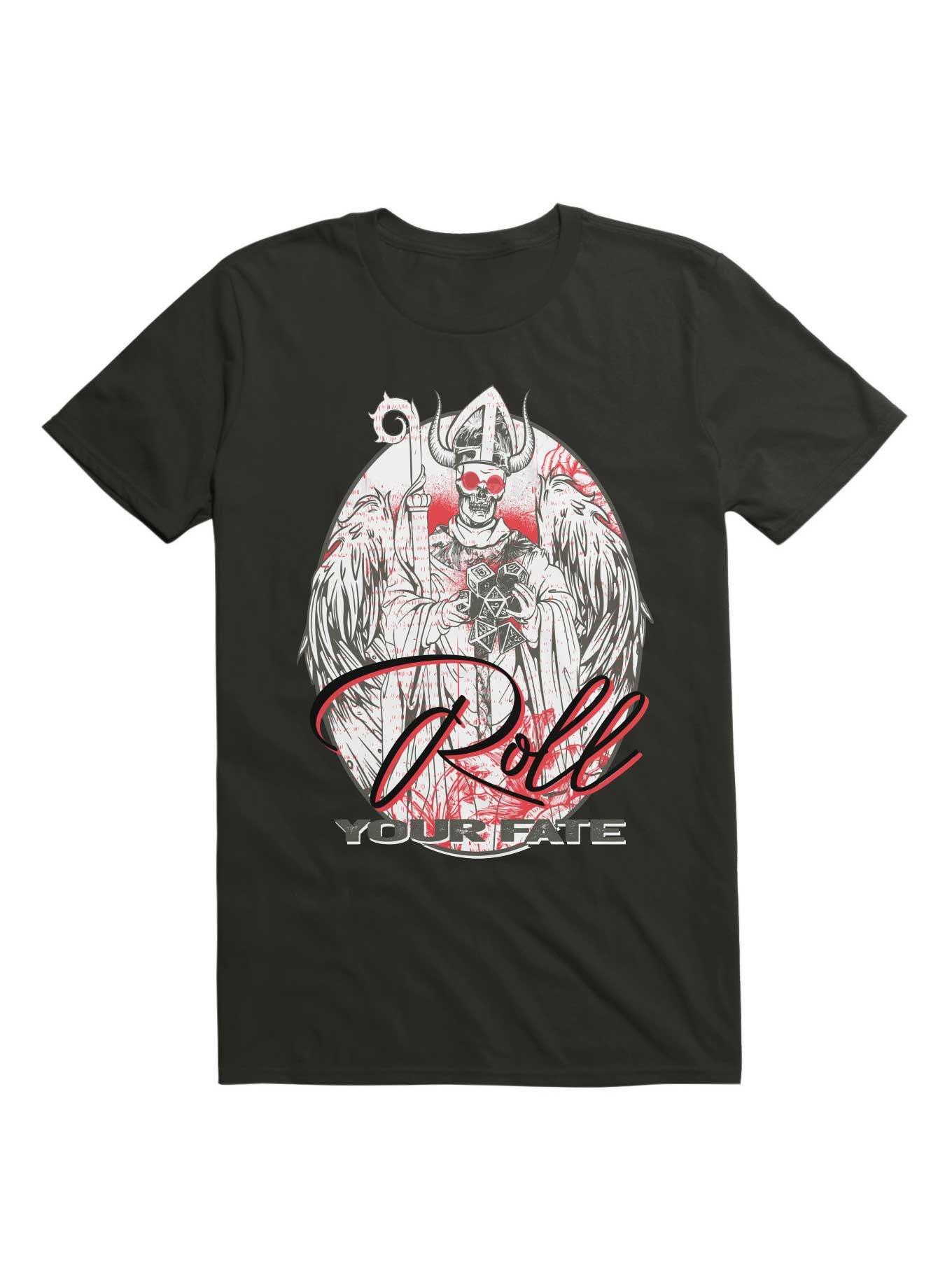 Gamers, Roll Your Fate T-Shirt, BLACK, hi-res