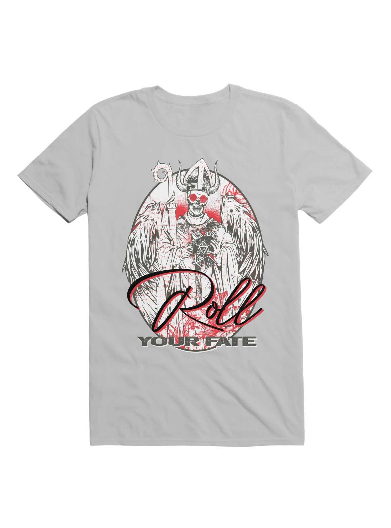 Gamers, Roll Your Fate T-Shirt, ICE GREY, hi-res
