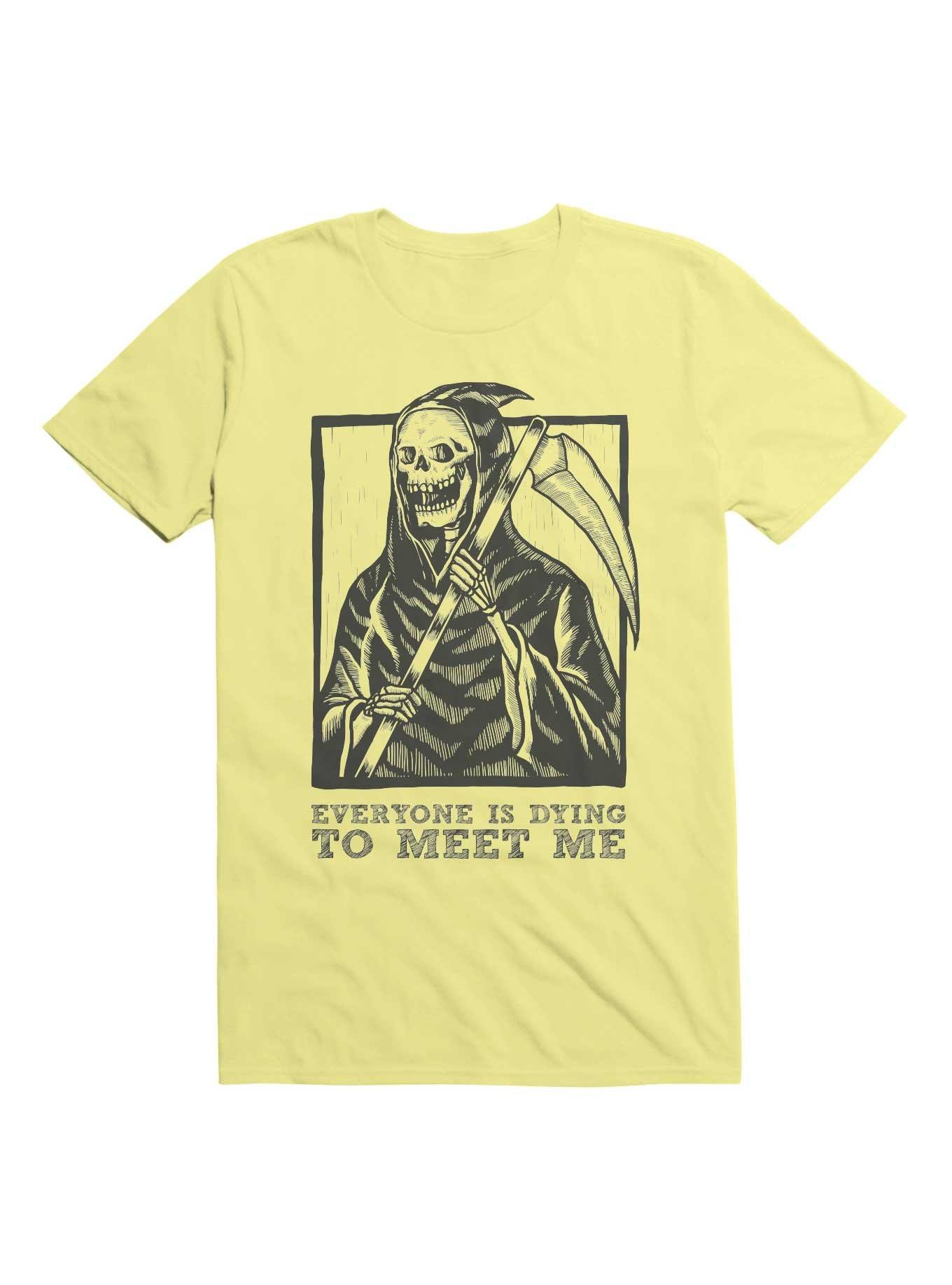 Gothic Grim Reaper Design T-Shirt, , hi-res