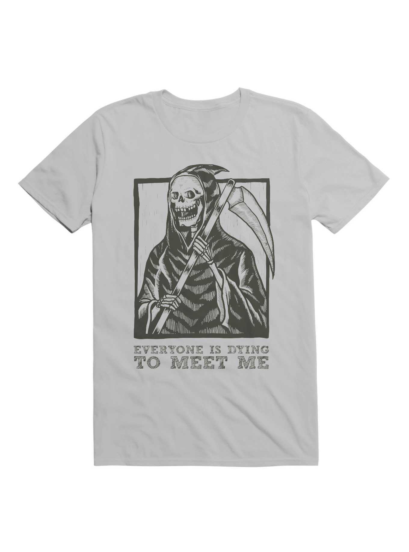 Gothic Grim Reaper Design T-Shirt, , hi-res