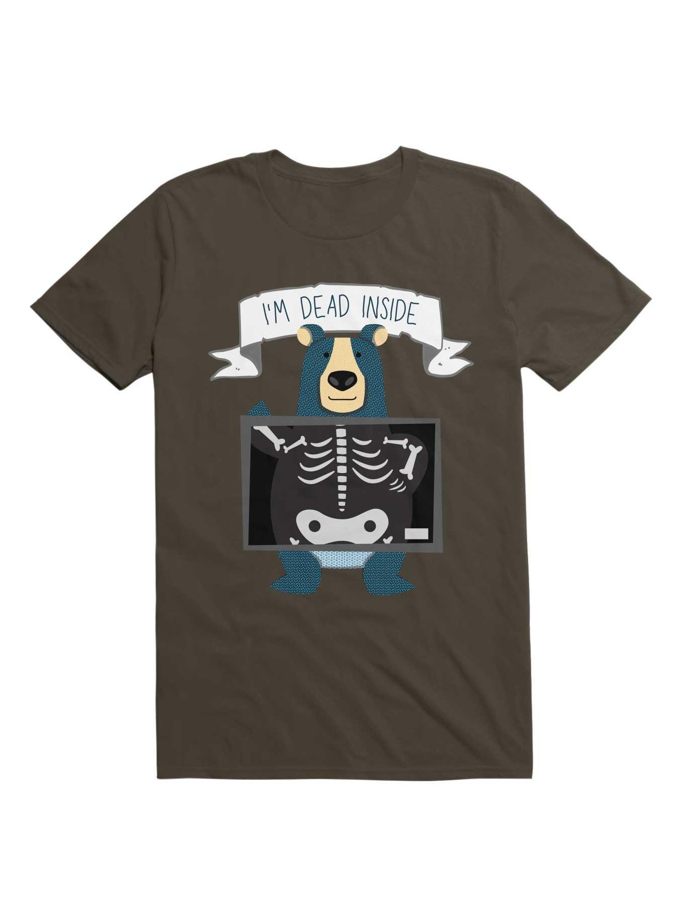 I'm Dead Inside T-Shirt, BROWN, hi-res