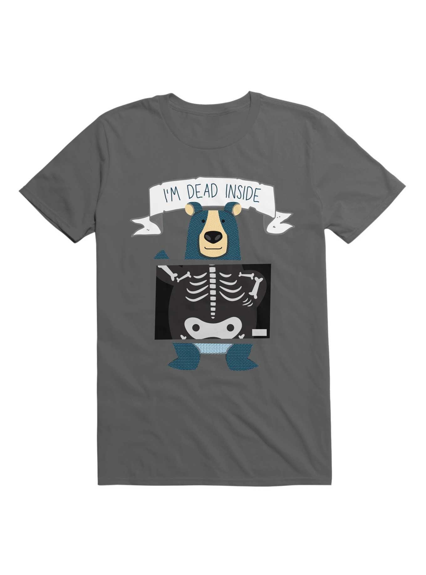I'm Dead Inside T-Shirt, CHARCOAL, hi-res