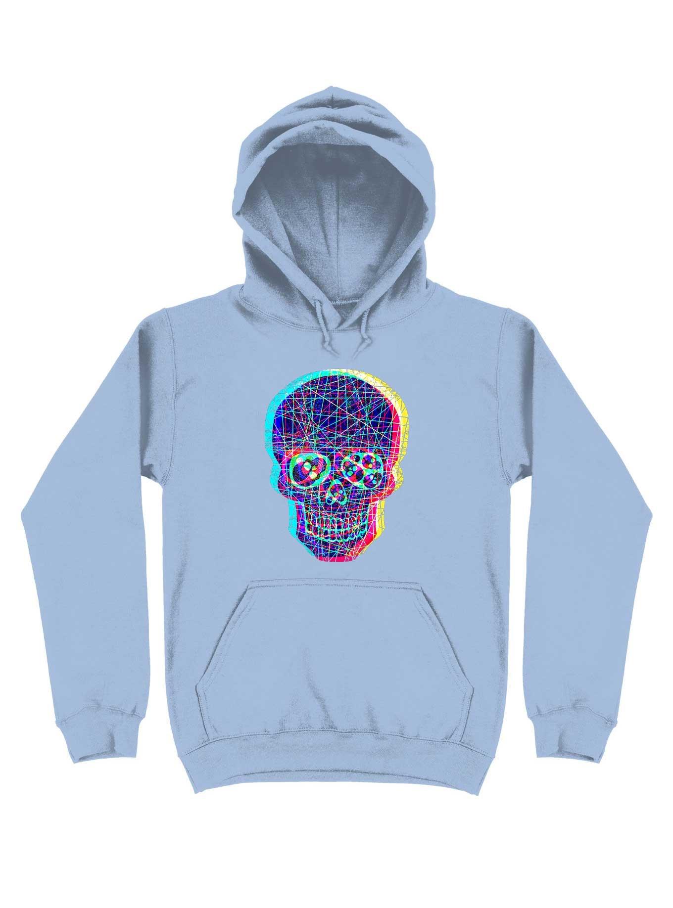 Acid Skull With A Disturbed Psyche Hoodie, , hi-res