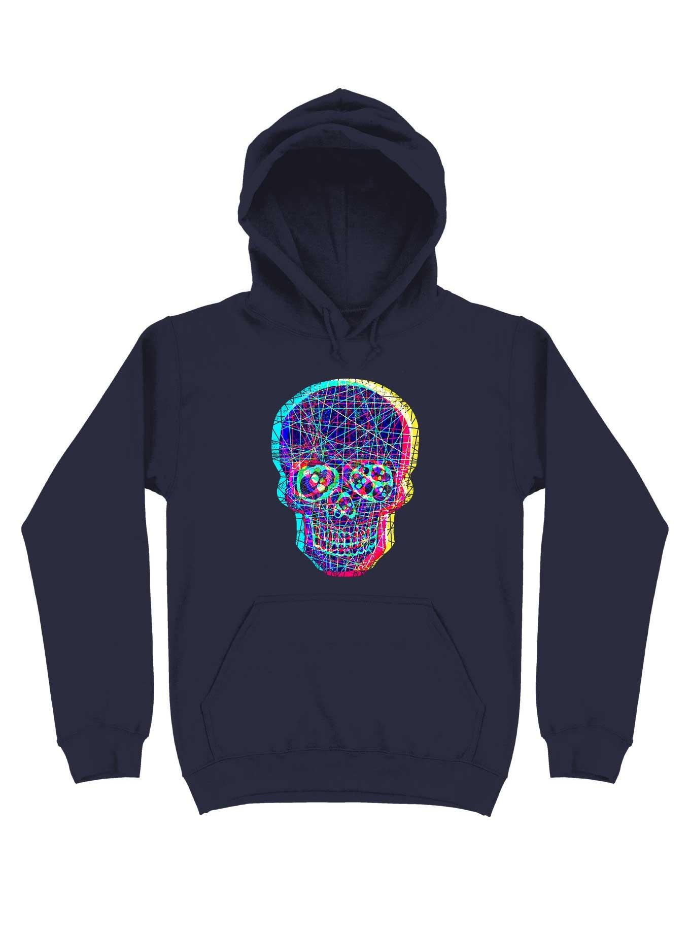 THRDLESS Acid Skull With A Disturbed Psyche Hoodie