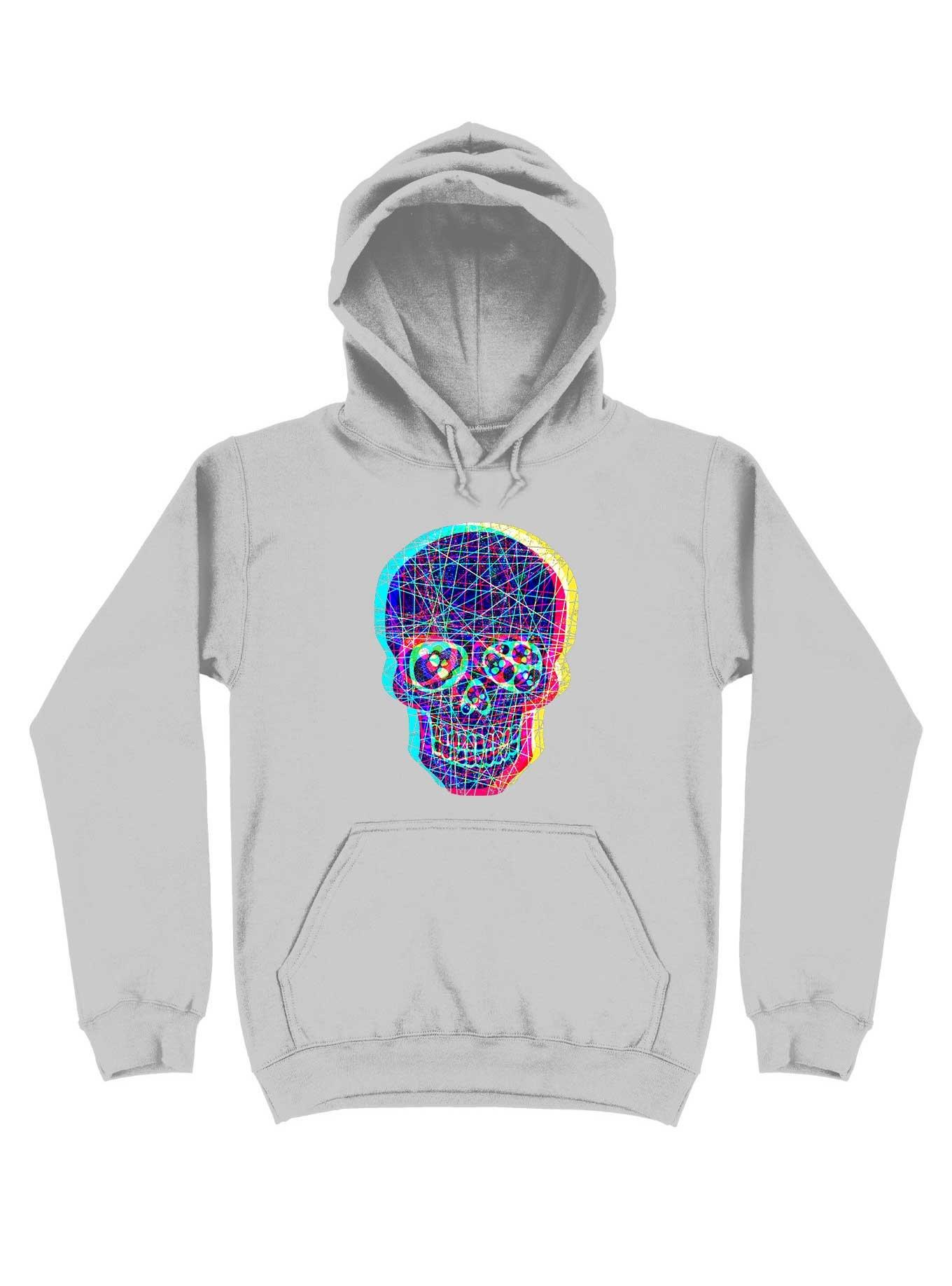 Acid Skull With A Disturbed Psyche Hoodie, , hi-res