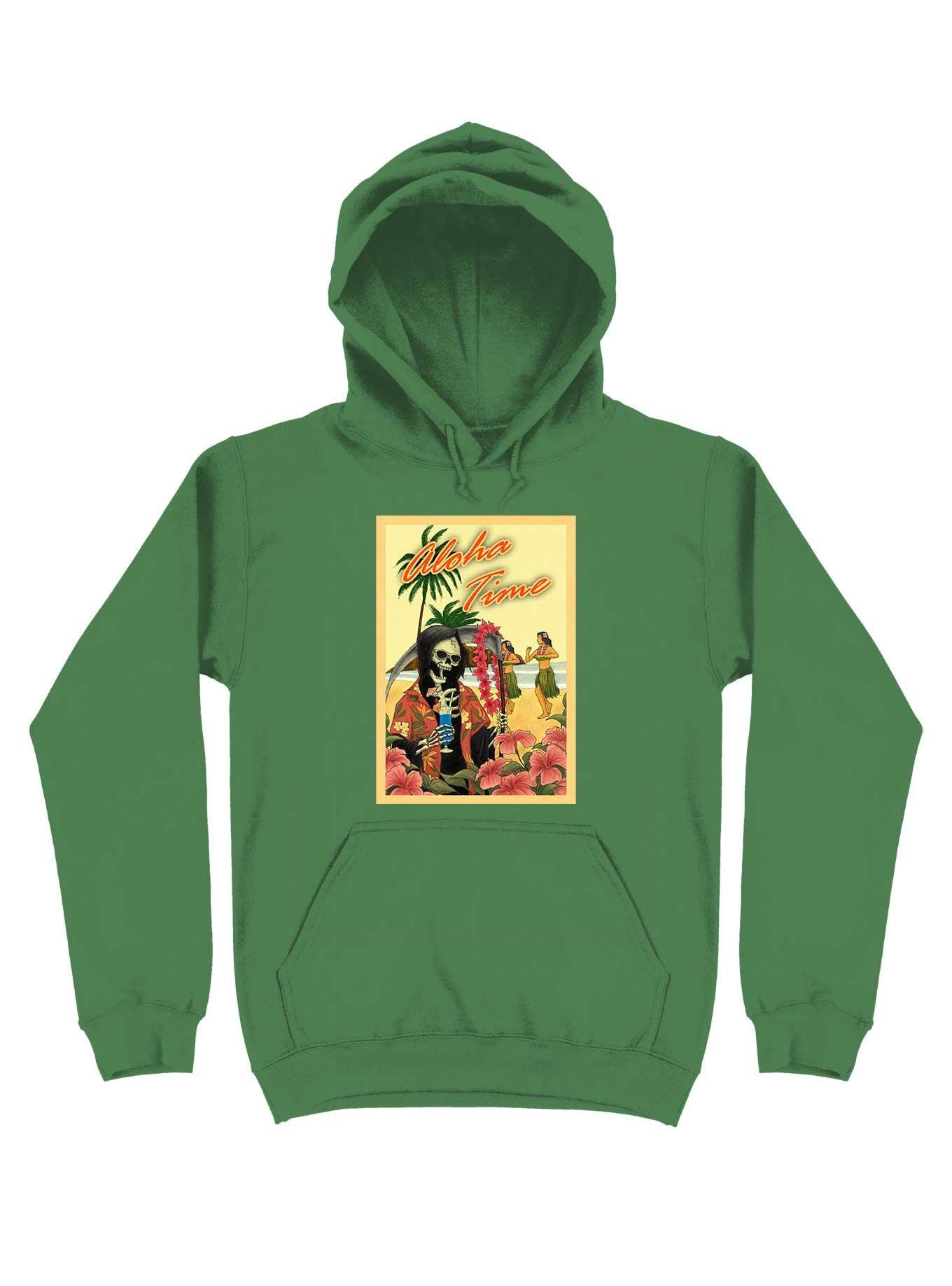 Aloha Time Hoodie, IRISH GREEN, hi-res