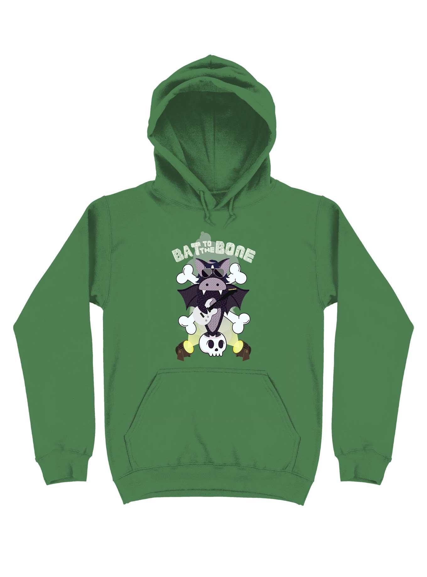 Bat To The Bone Hoodie, IRISH GREEN, hi-res