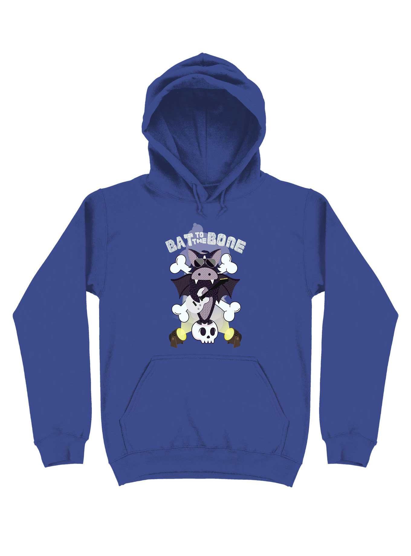 Bat To The Bone Hoodie, ROYAL, hi-res