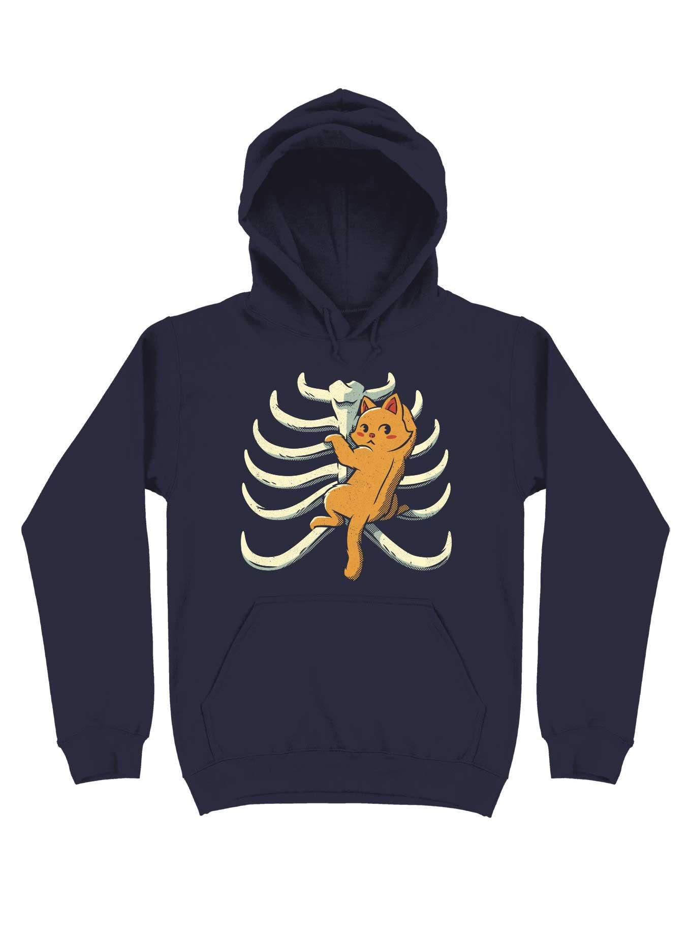 Cat Ribs Love Hoodie, , hi-res