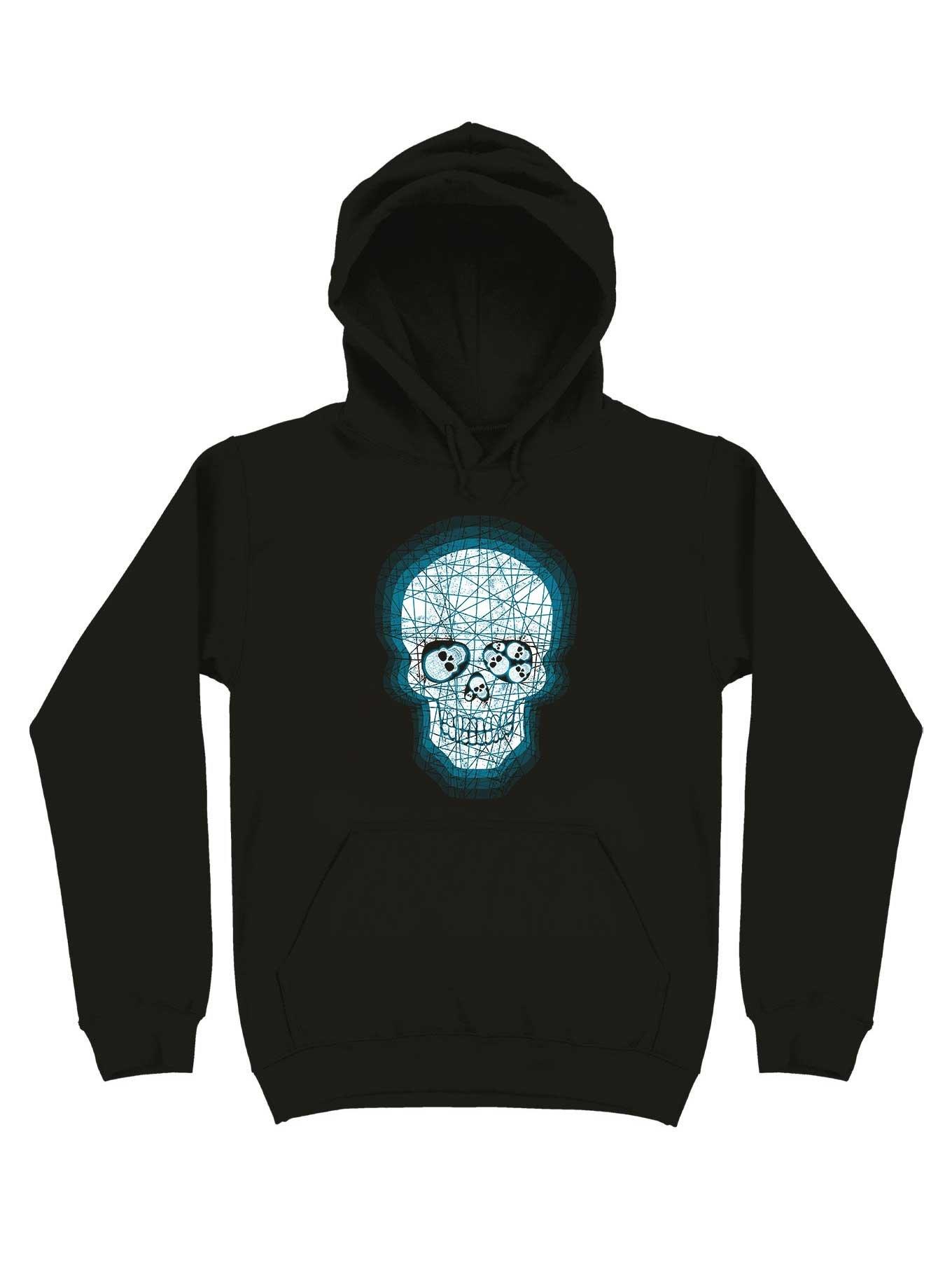 Confused Skull With Strange Memories Hoodie, , hi-res