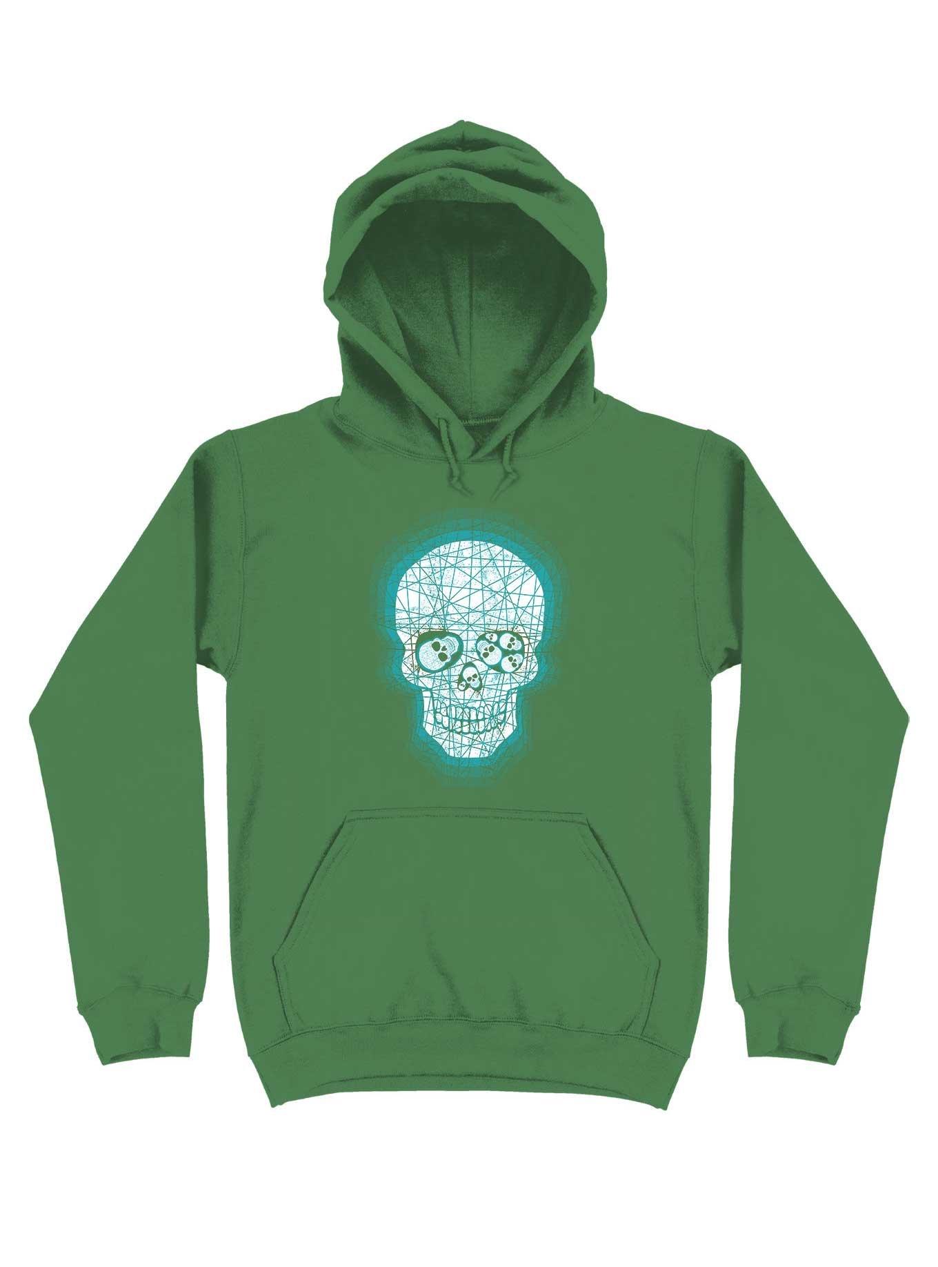 Confused Skull With Strange Memories Hoodie, , hi-res