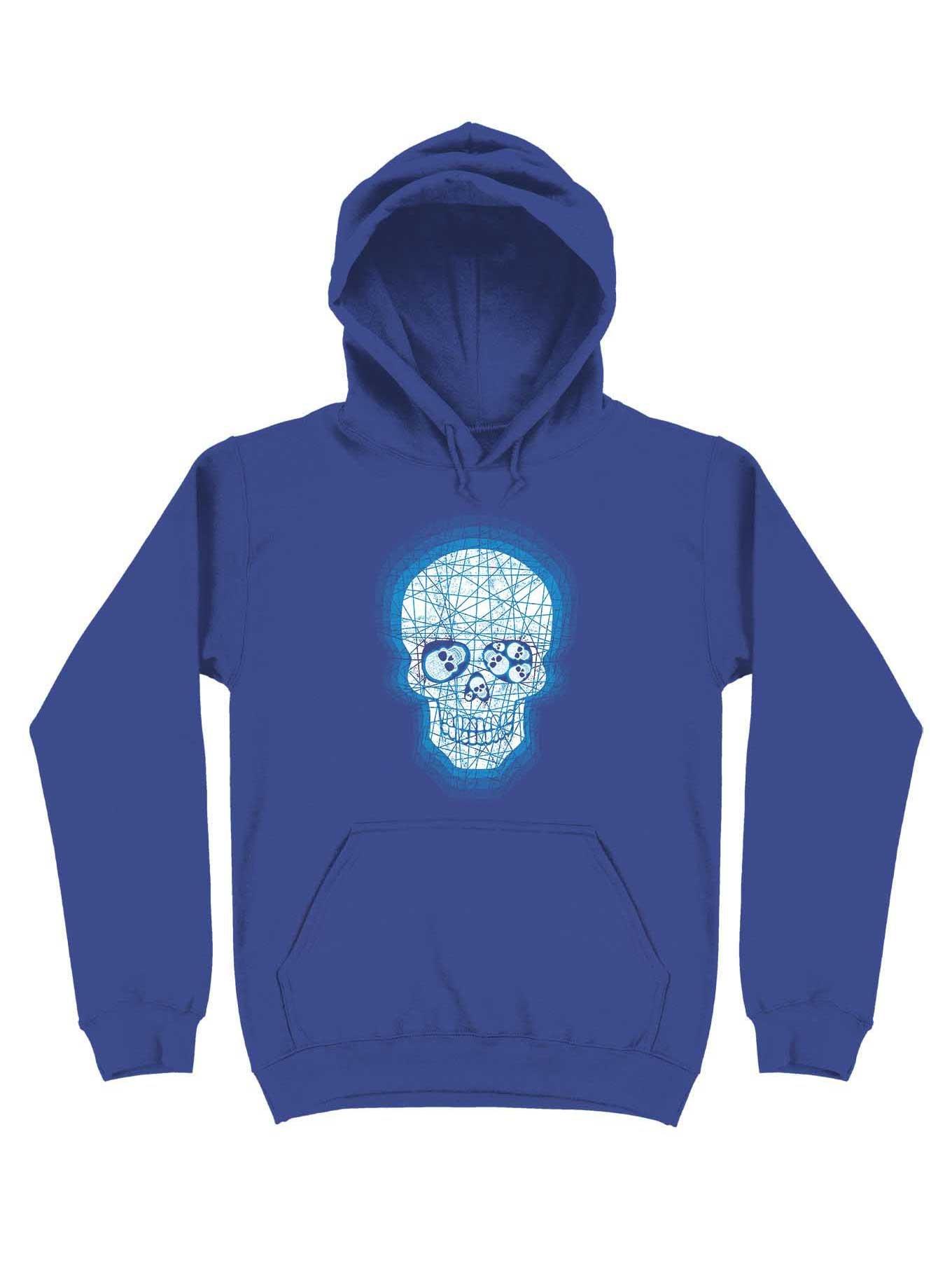 Confused Skull With Strange Memories Hoodie, , hi-res