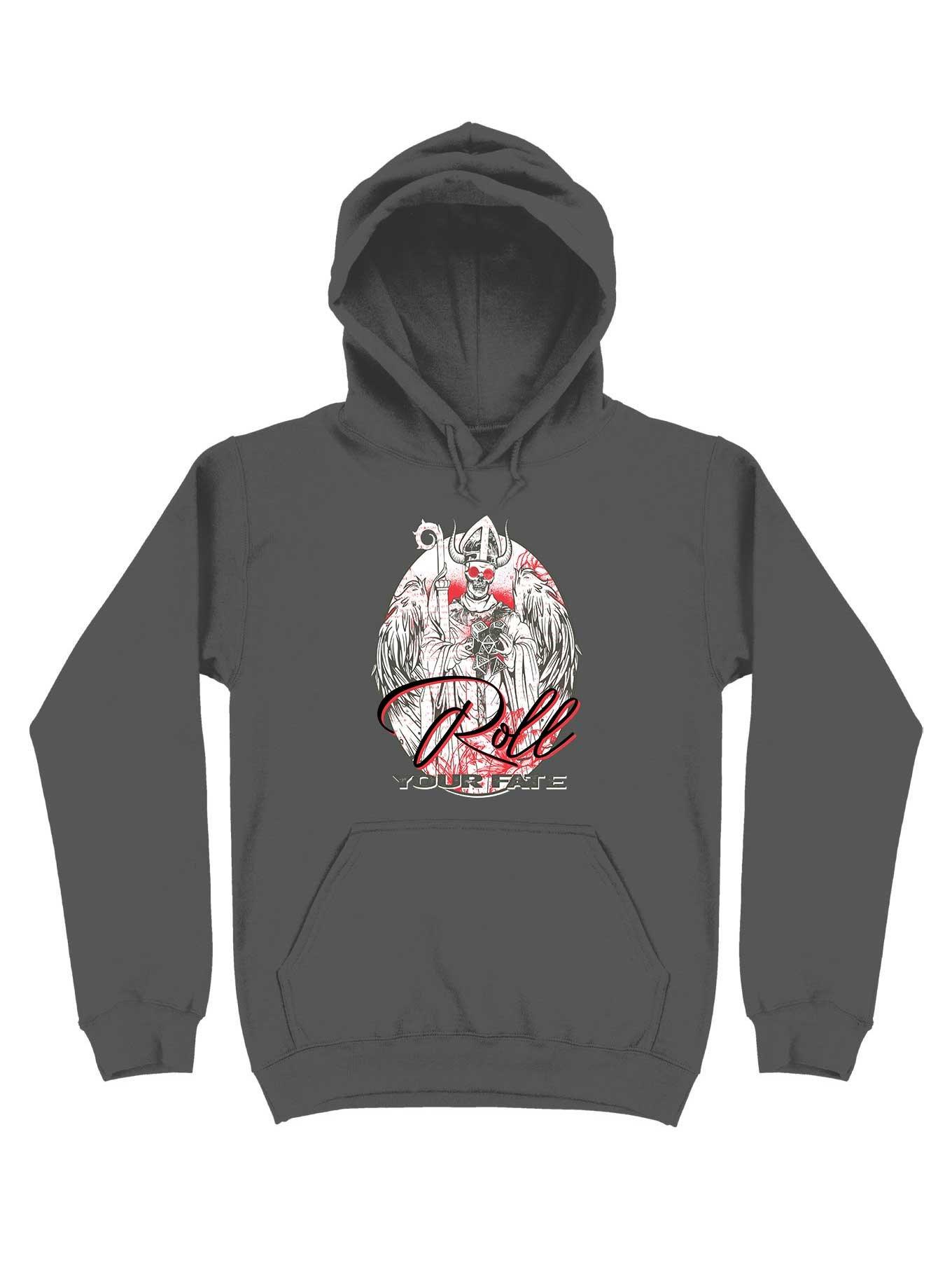 Gamers, Roll Your Fate Hoodie, CHARCOAL, hi-res
