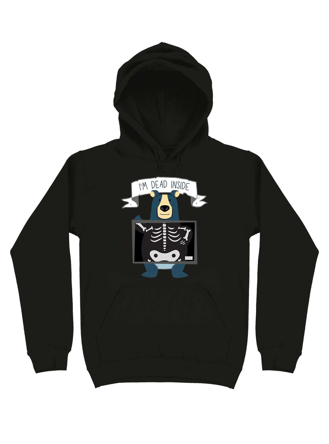 I'm Dead Inside Hoodie, BLACK, hi-res