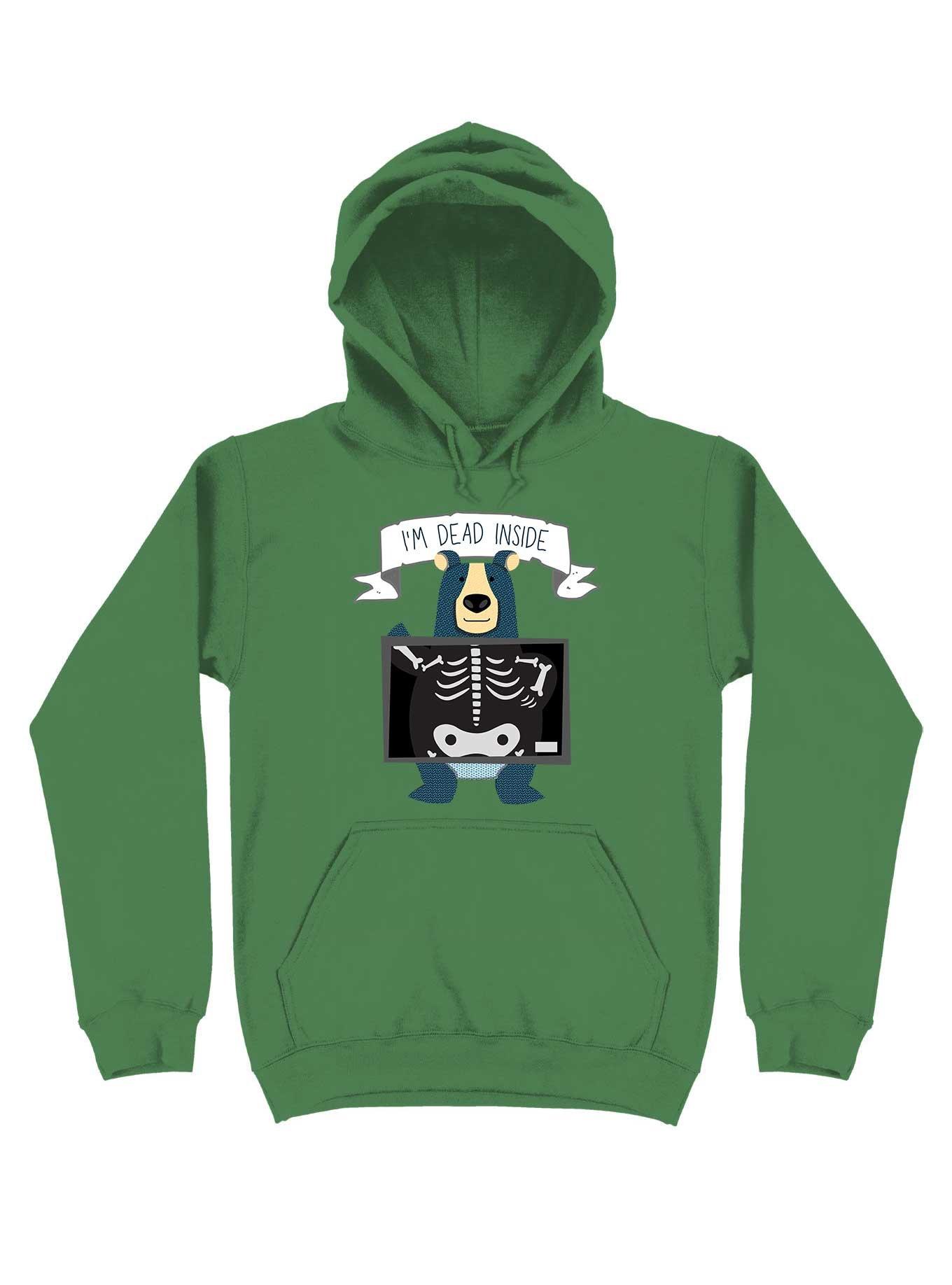 I'm Dead Inside Hoodie, IRISH GREEN, hi-res