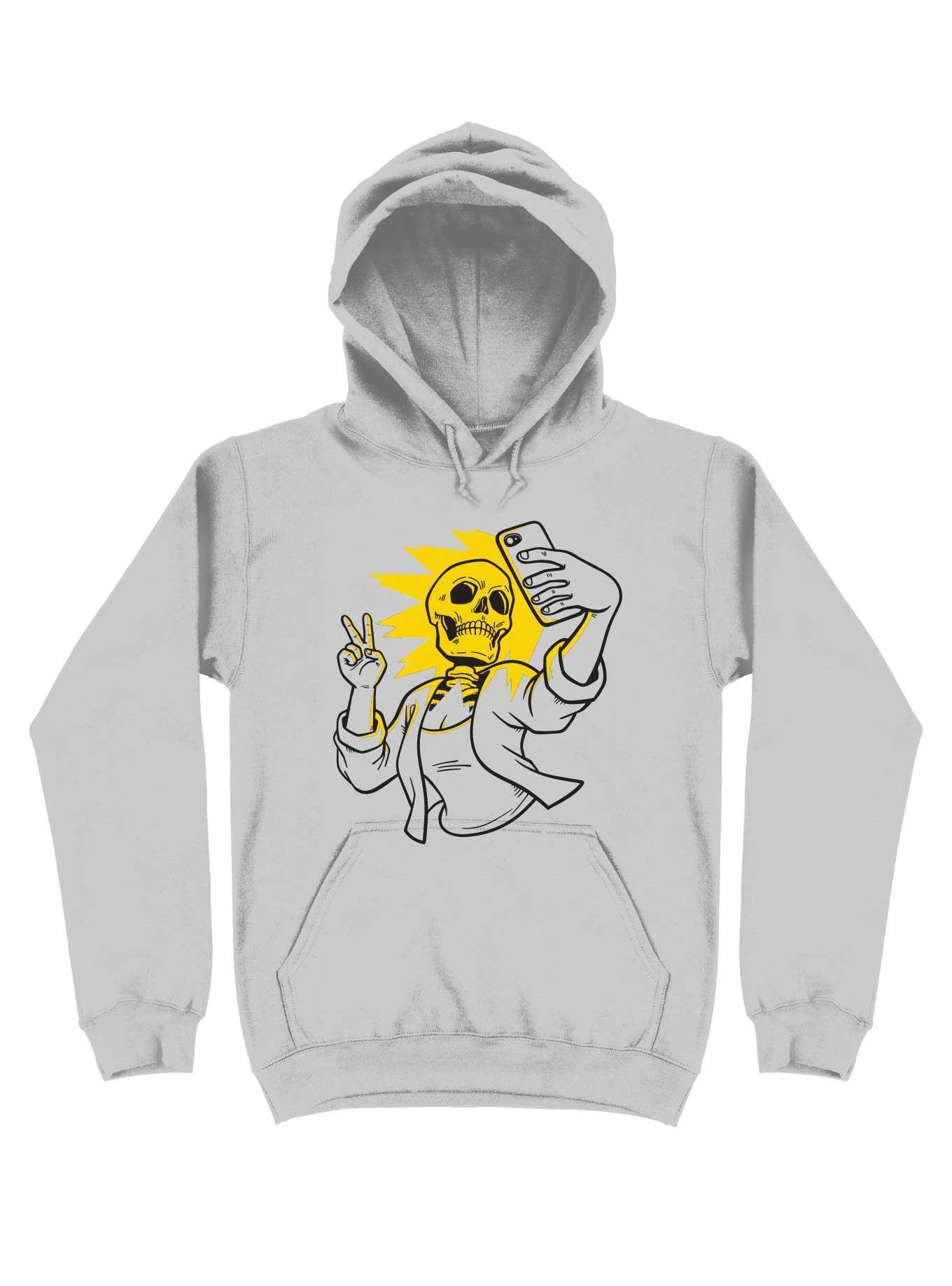 Skeletal Selfie Hoodie, SPORT GRAY, hi-res