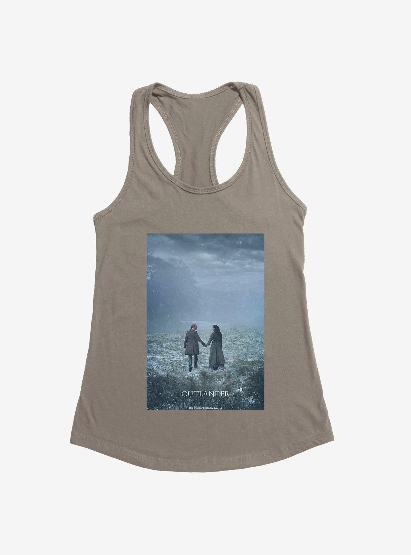 Outlander Holding Hands Womens Tank Top, WARM GRAY, hi-res