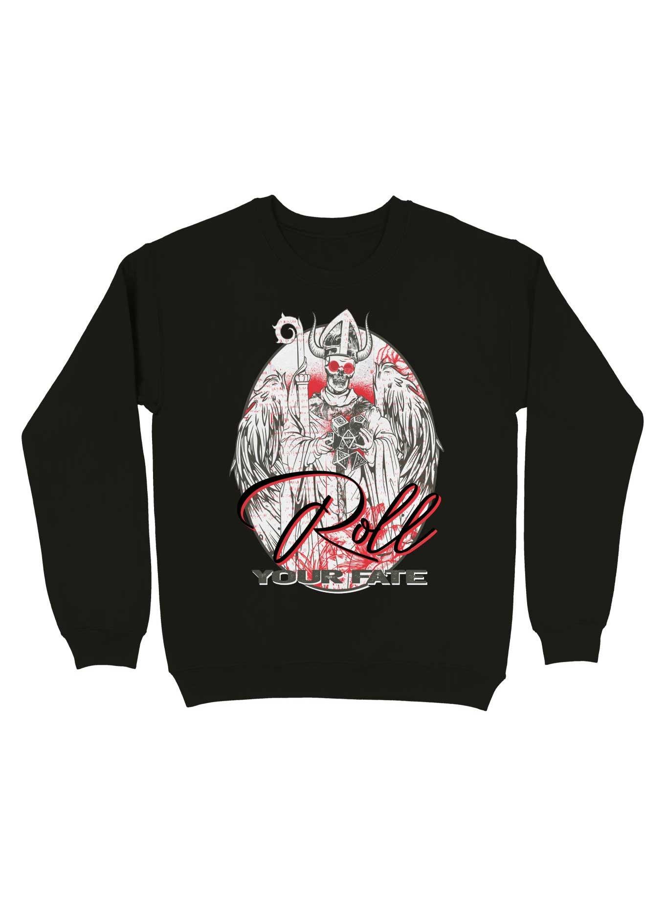 Gamers, Roll Your Fate Sweatshirt, BLACK, hi-res