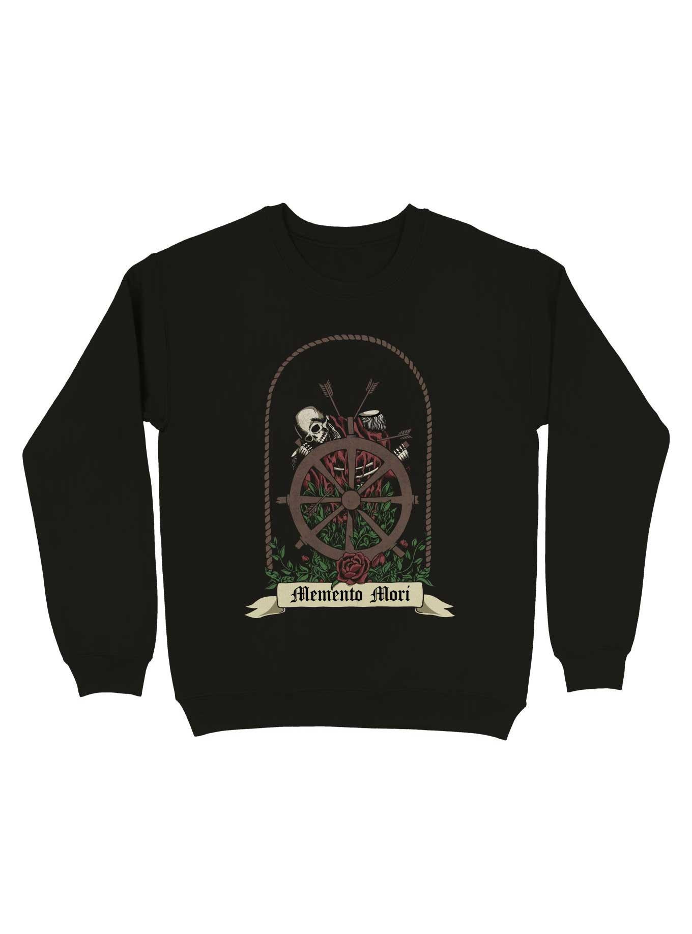 Memento Mori Sweatshirt, BLACK, hi-res