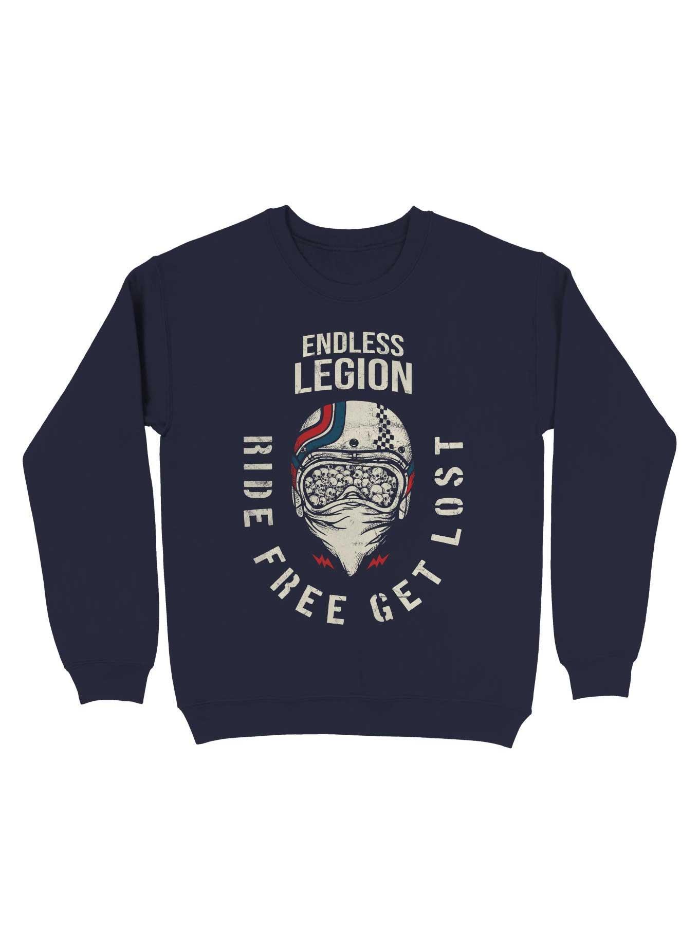 Ride Free Get Lost Sweatshirt, NAVY, hi-res