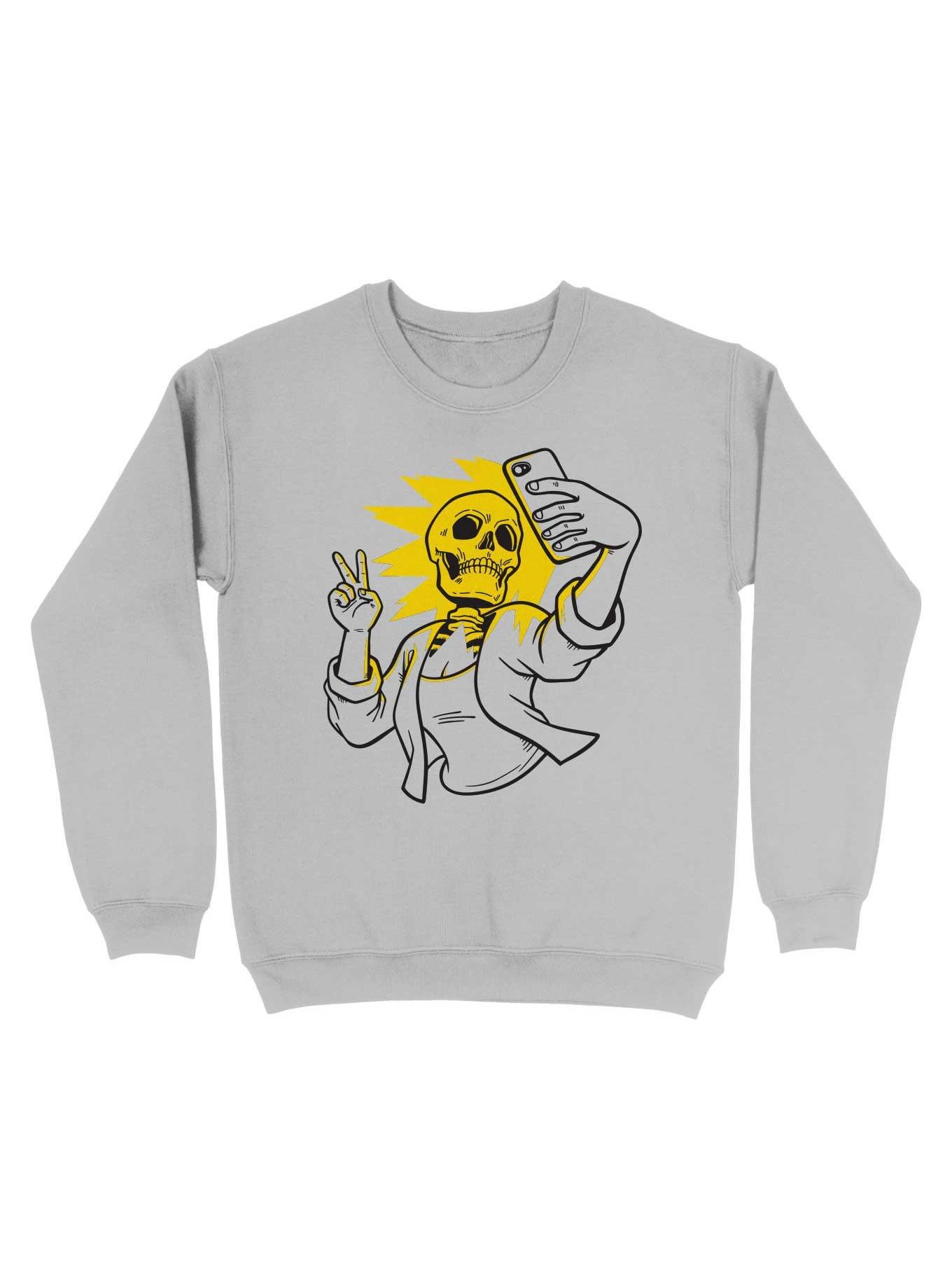 Skeletal Selfie Sweatshirt, , hi-res