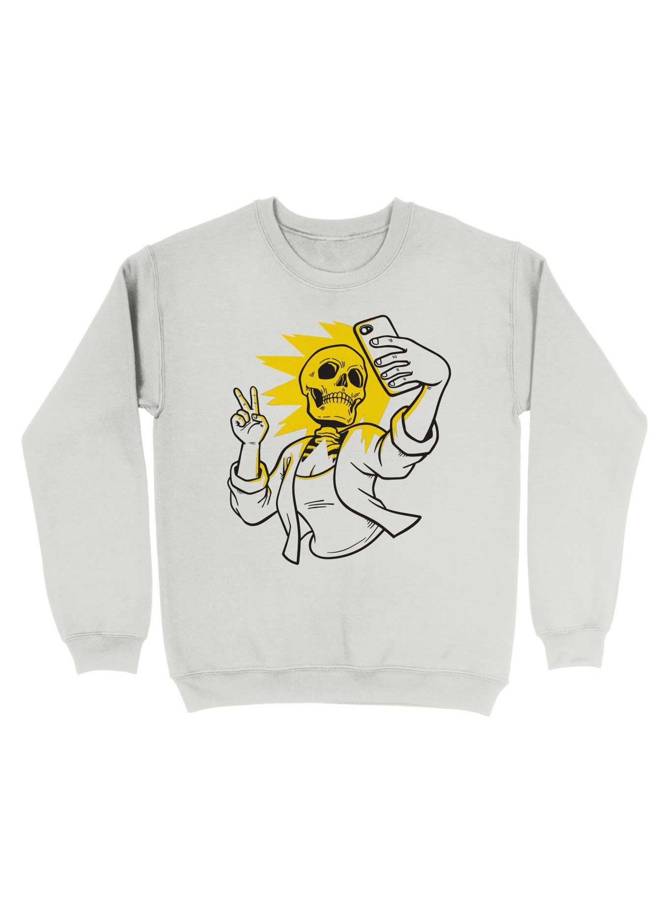 Skeletal Selfie Sweatshirt, , hi-res