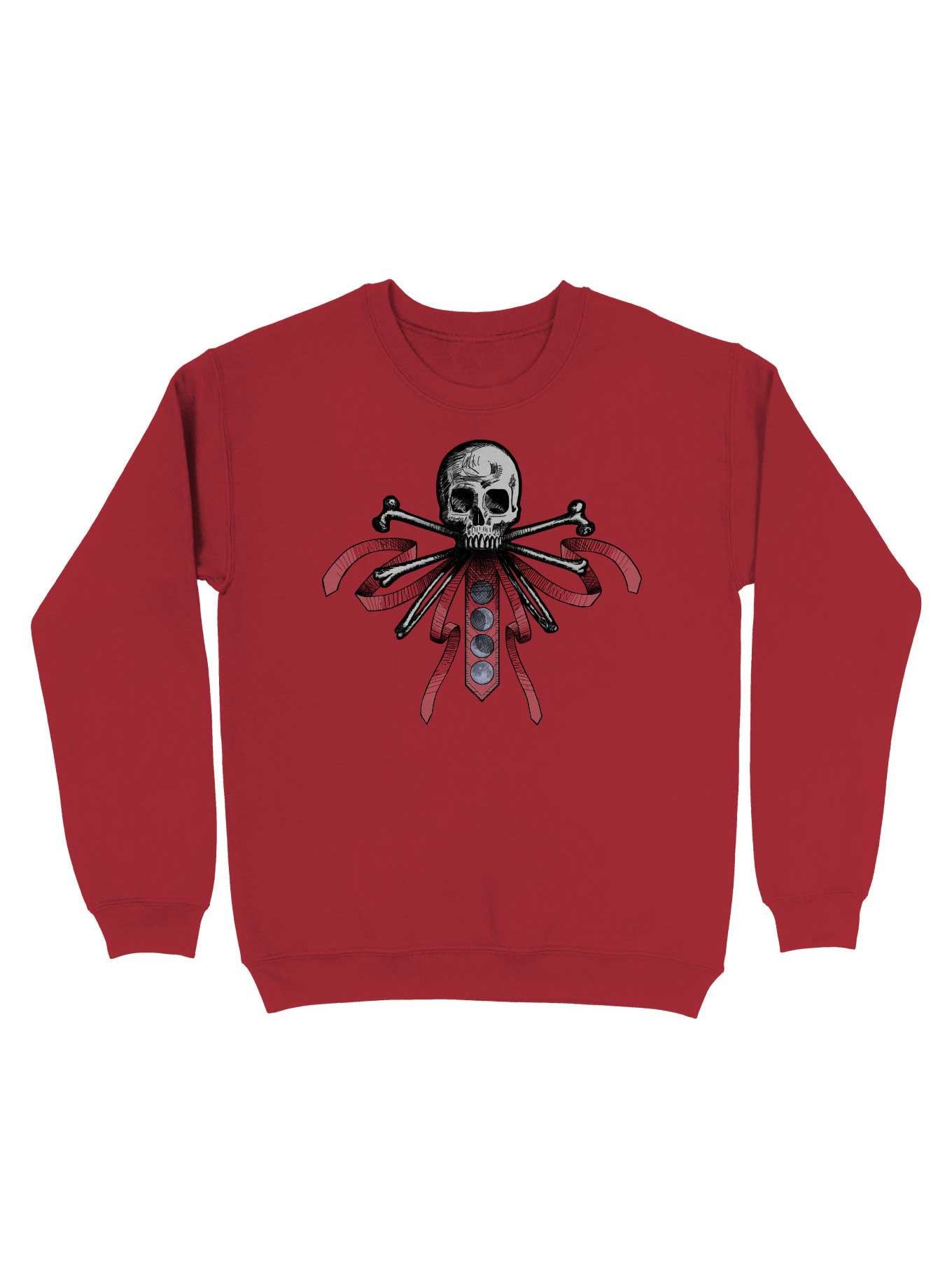 The Graveyard Shift Sweatshirt, RED, hi-res