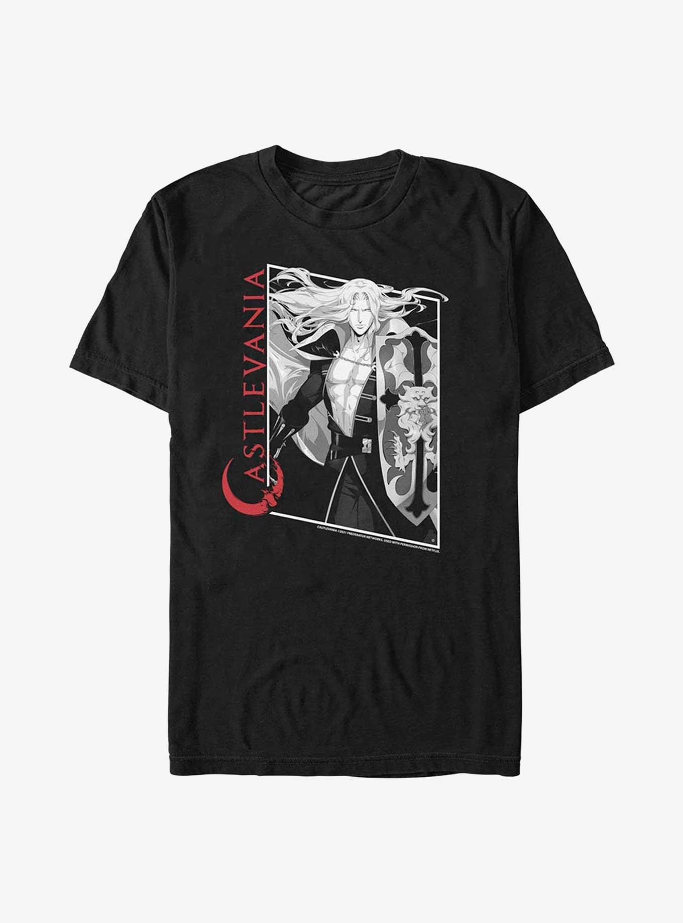 Castlevania Alucard Box Up T-Shirt, BLACK, hi-res