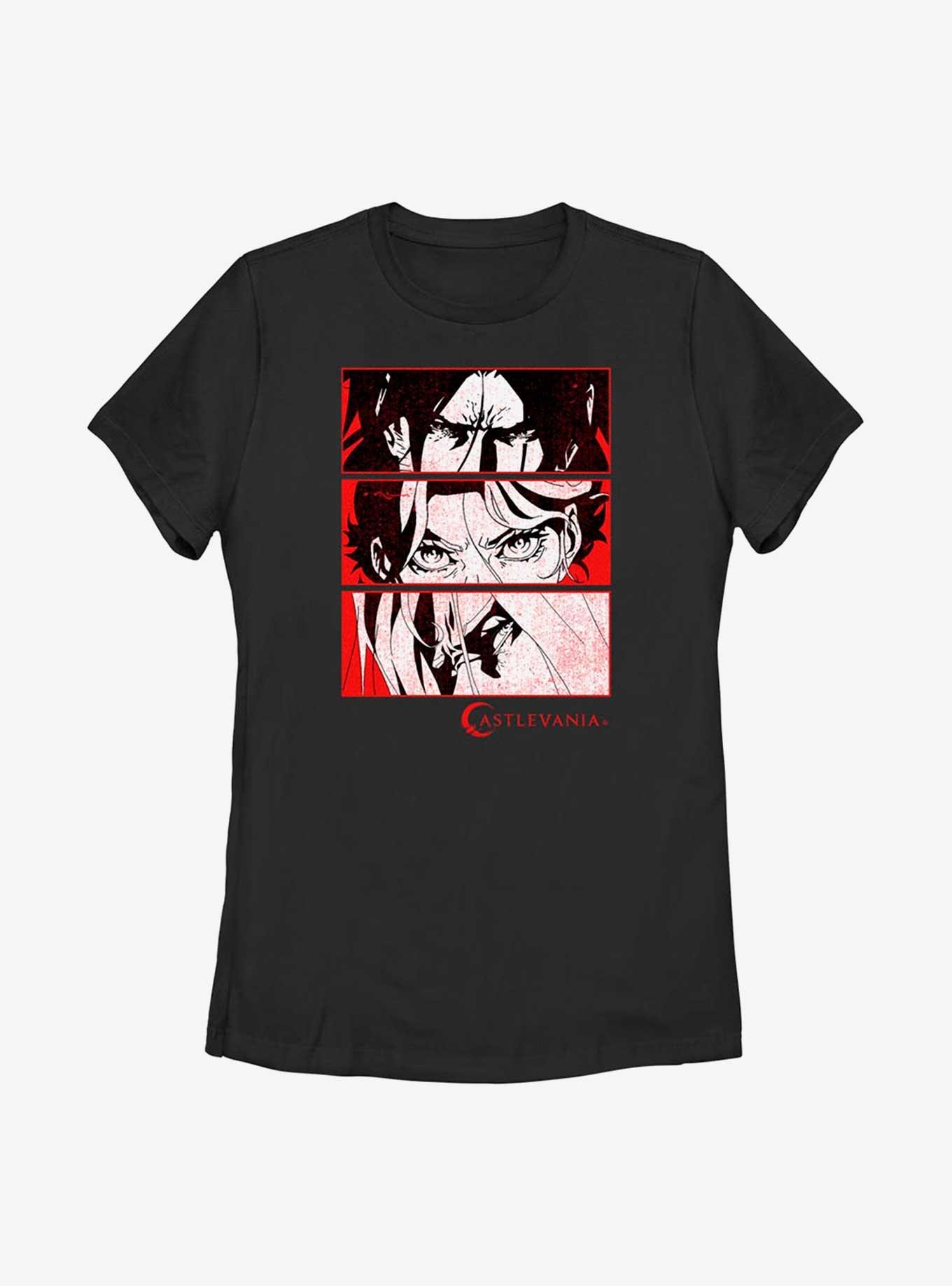 Castlevania Against Dracula Womens T-Shirt, BLACK, hi-res