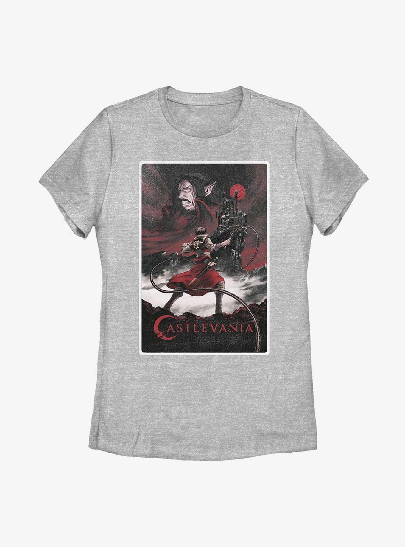 Castlevania Trevor Belmont Ready Womens T-Shirt, ATH HTR, hi-res