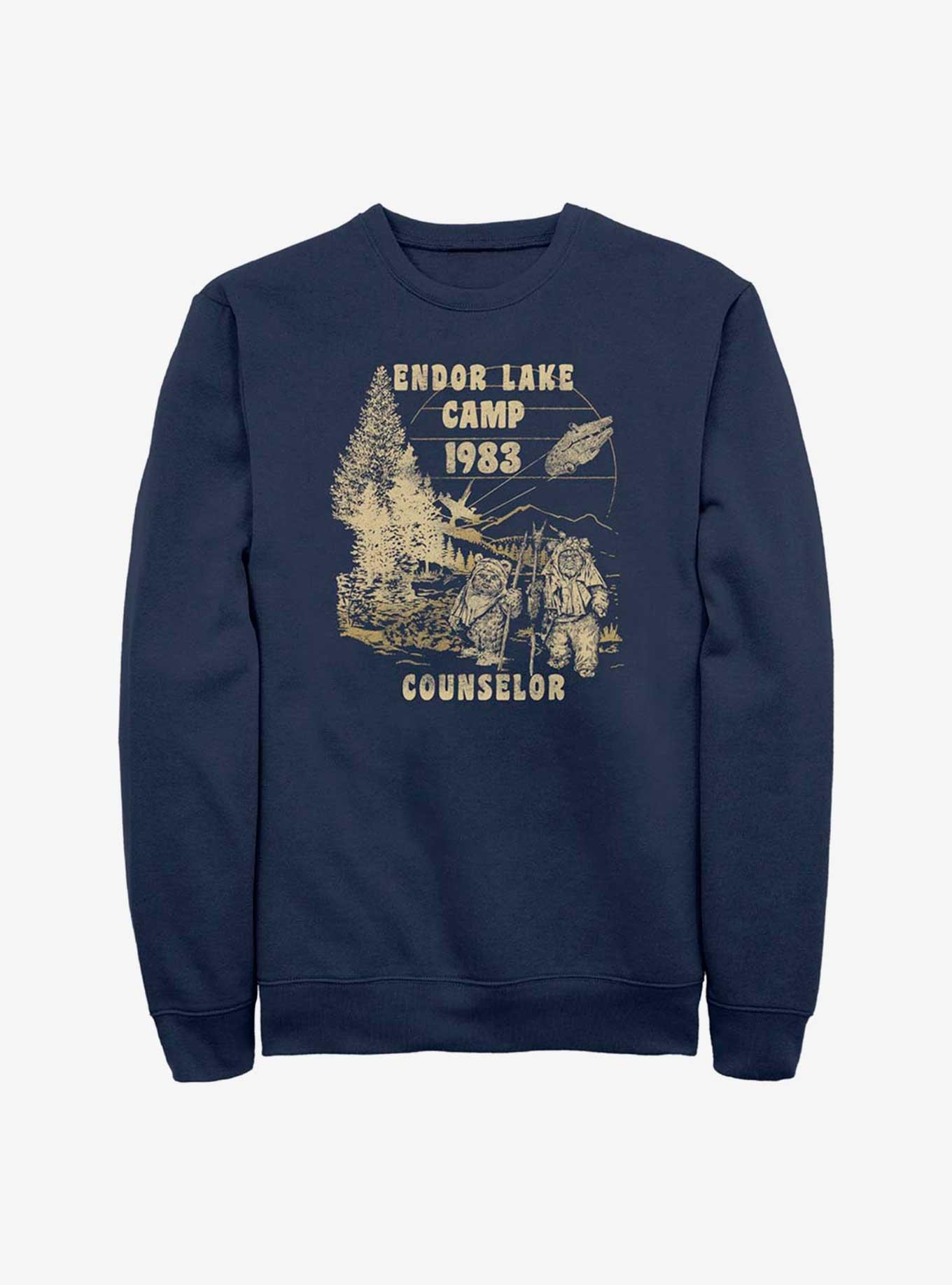 Star Wars Endor Camp Counselor Sweatshirt, NAVY, hi-res