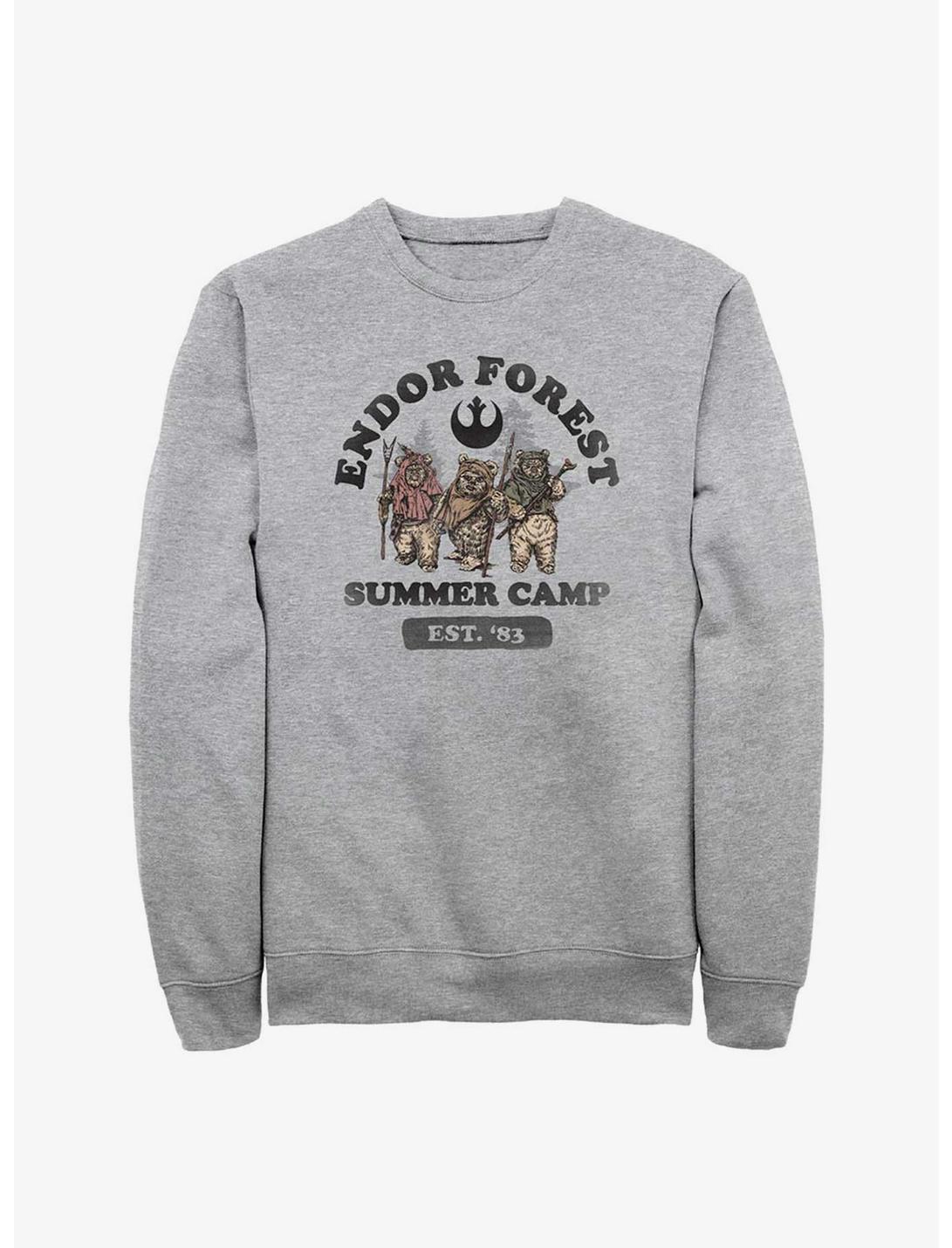 Star Wars Endor Summer Camp Sweatshirt, ATH HTR, hi-res