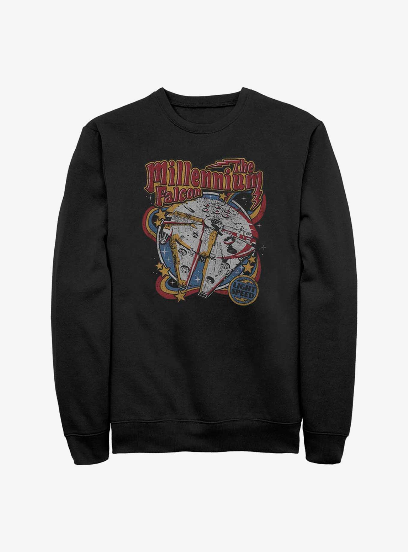 Star Wars Millenium Falcon Glam Sweatshirt, BLACK, hi-res