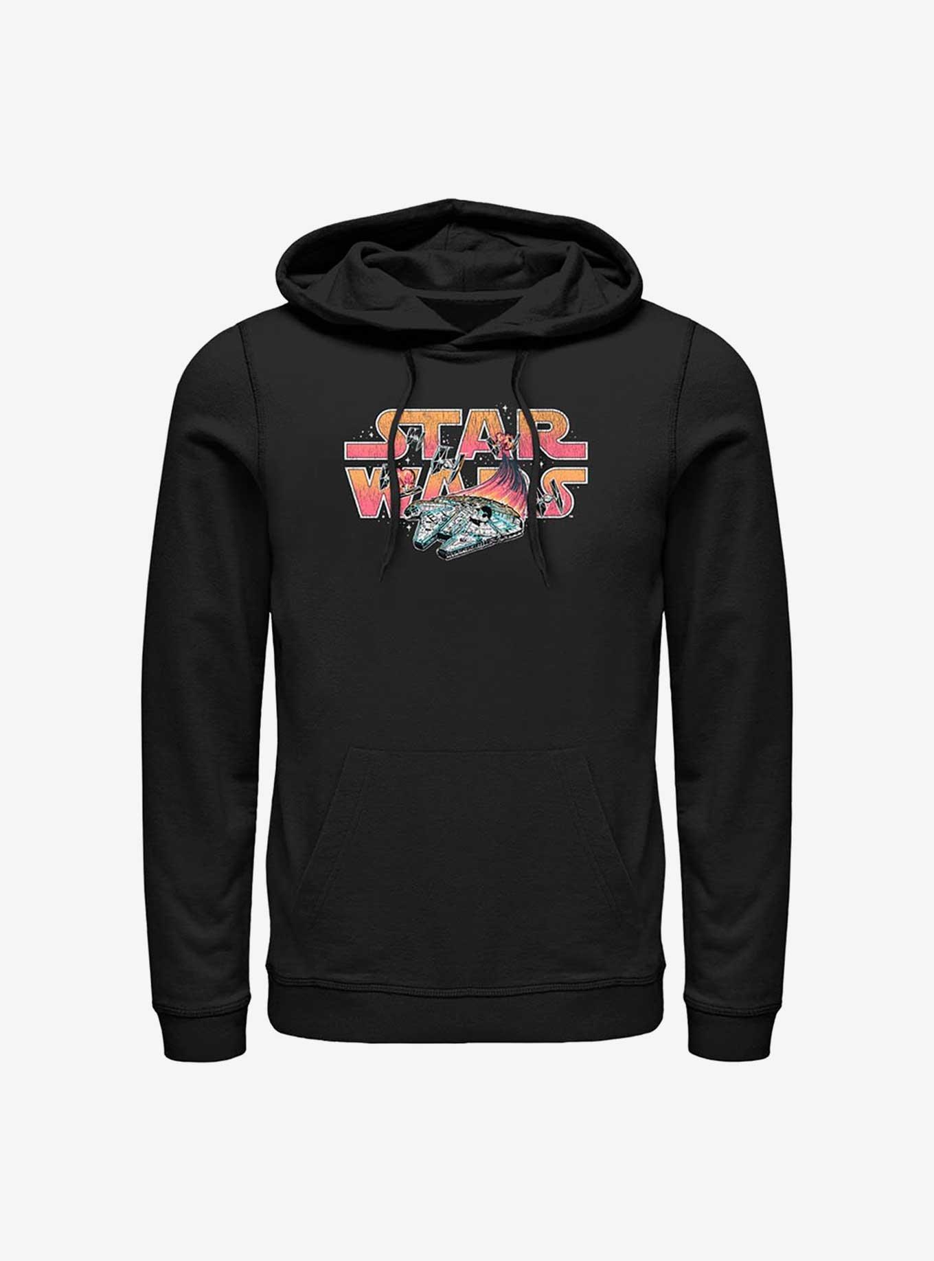 Star Wars Millenium Falcon Chase Logo Hoodie, , hi-res