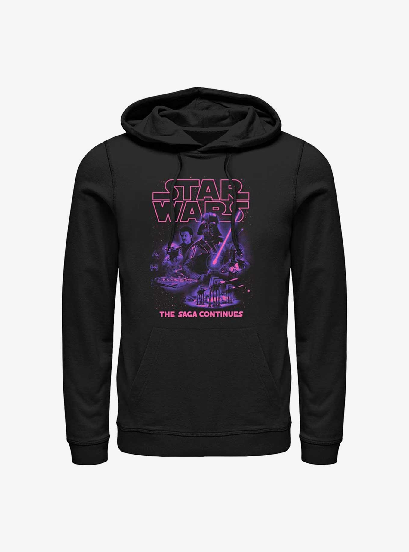 Star Wars Saga Continues Hoodie, BLACK, hi-res view 1