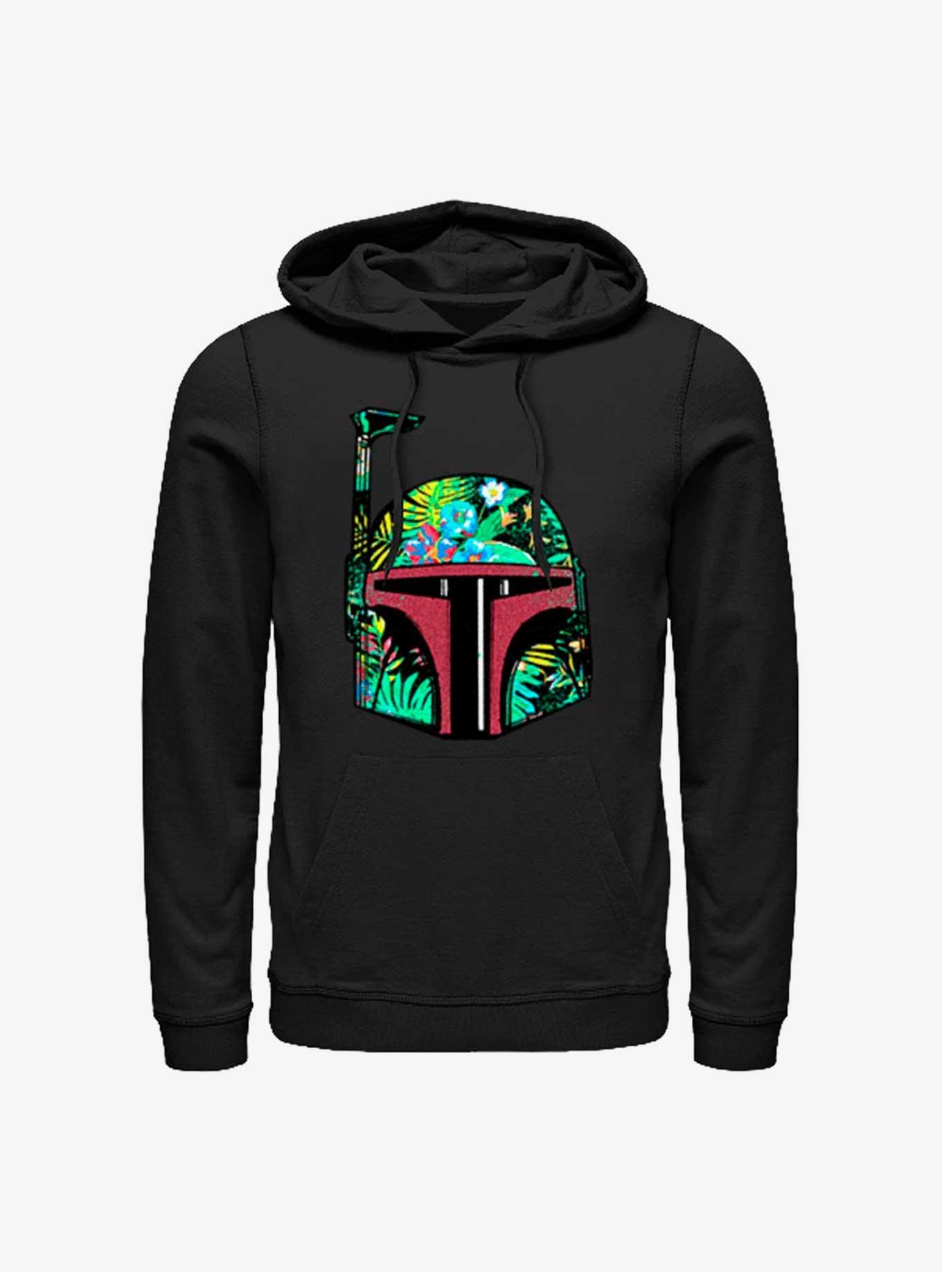 Star Wars Tropical Boba Fett Hoodie, BLACK, hi-res