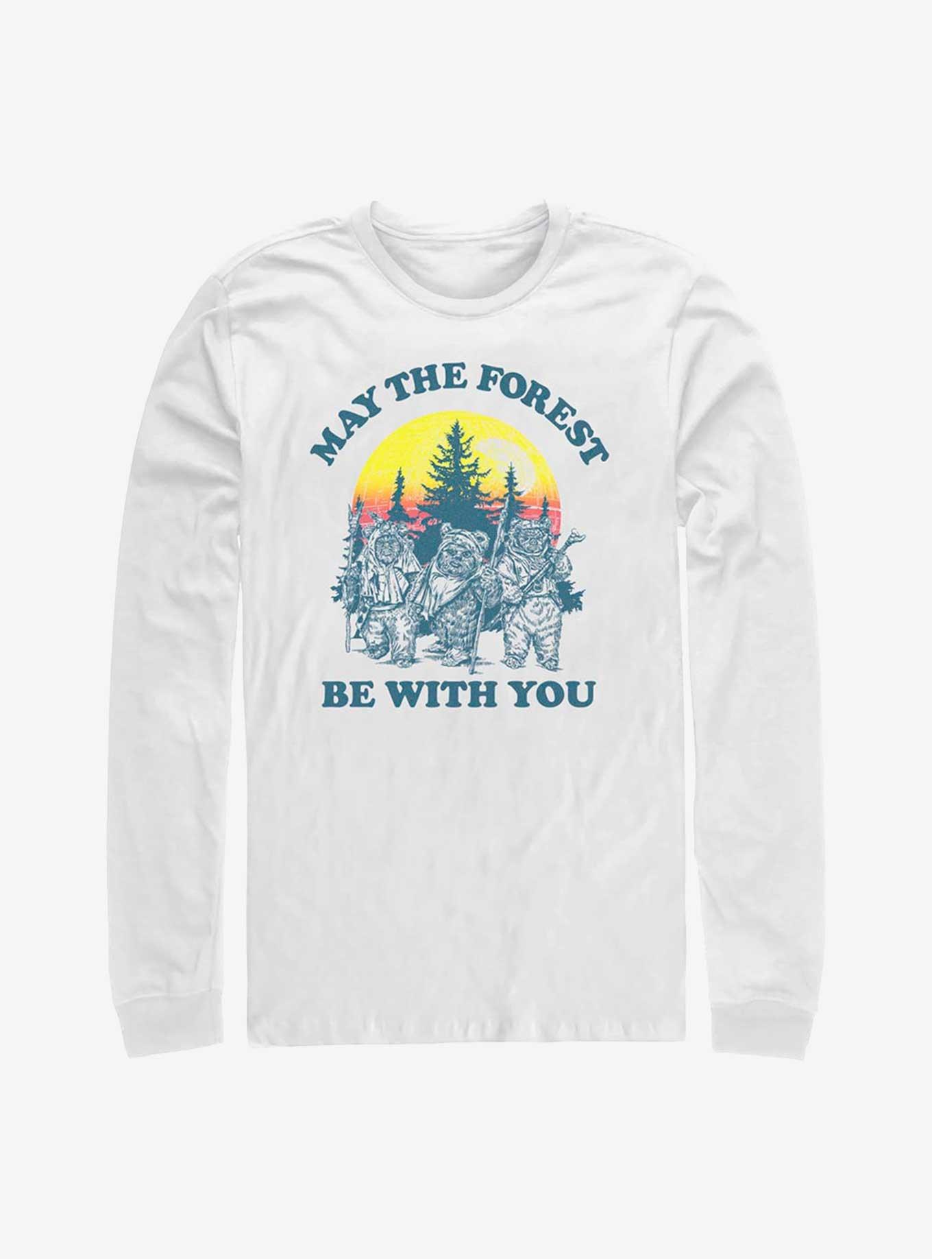 Star Wars May The Forest Be With You Long Sleeve T-Shirt, , hi-res